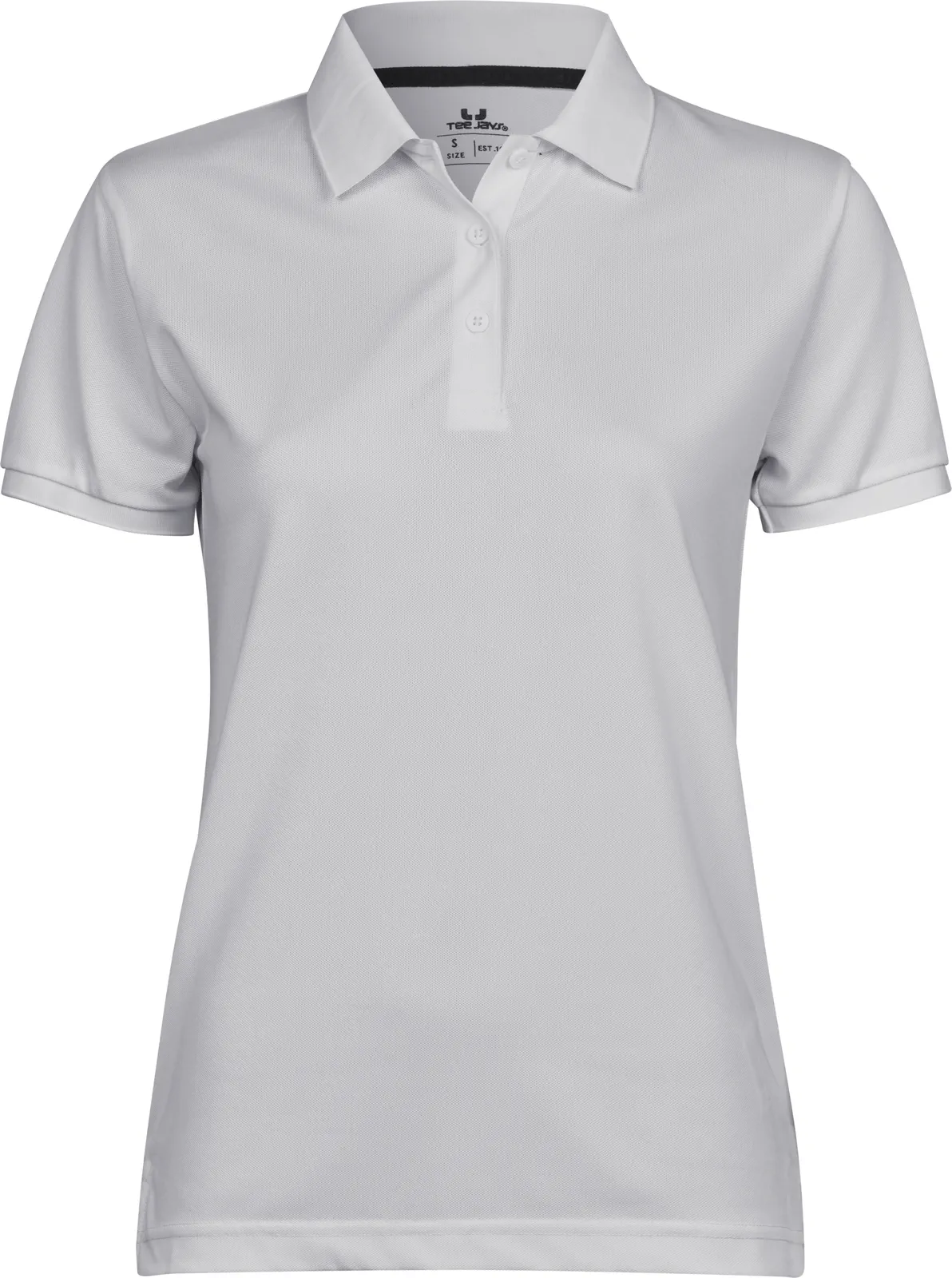 tee-jays-7001-womens-club-poloshirt-white-front-1 Tee Jays Women´s Club Polo