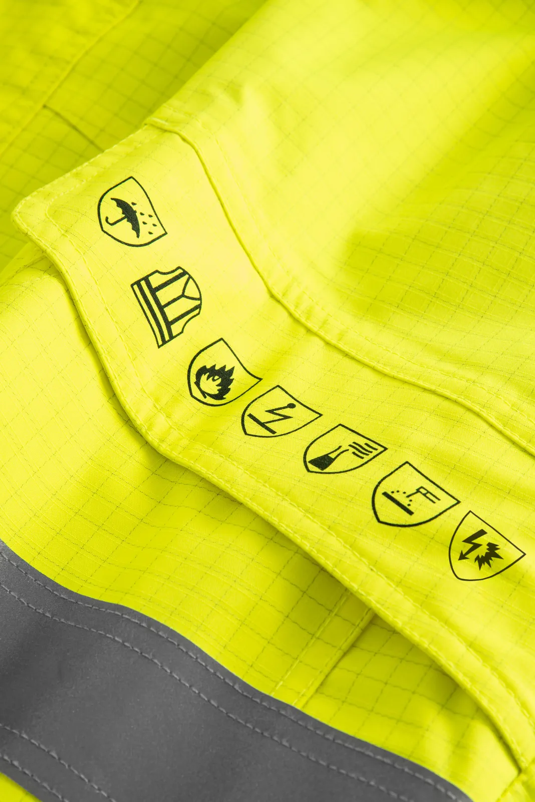 lyngsoe-arc-lr17055-multinorm-hi-vis-jacke-mit-innenfutter-leuchtgelb-detail-7 Lyngsøe ARC-LR17055 Multinorm Hi-Vis Jacke mit Innenfutter