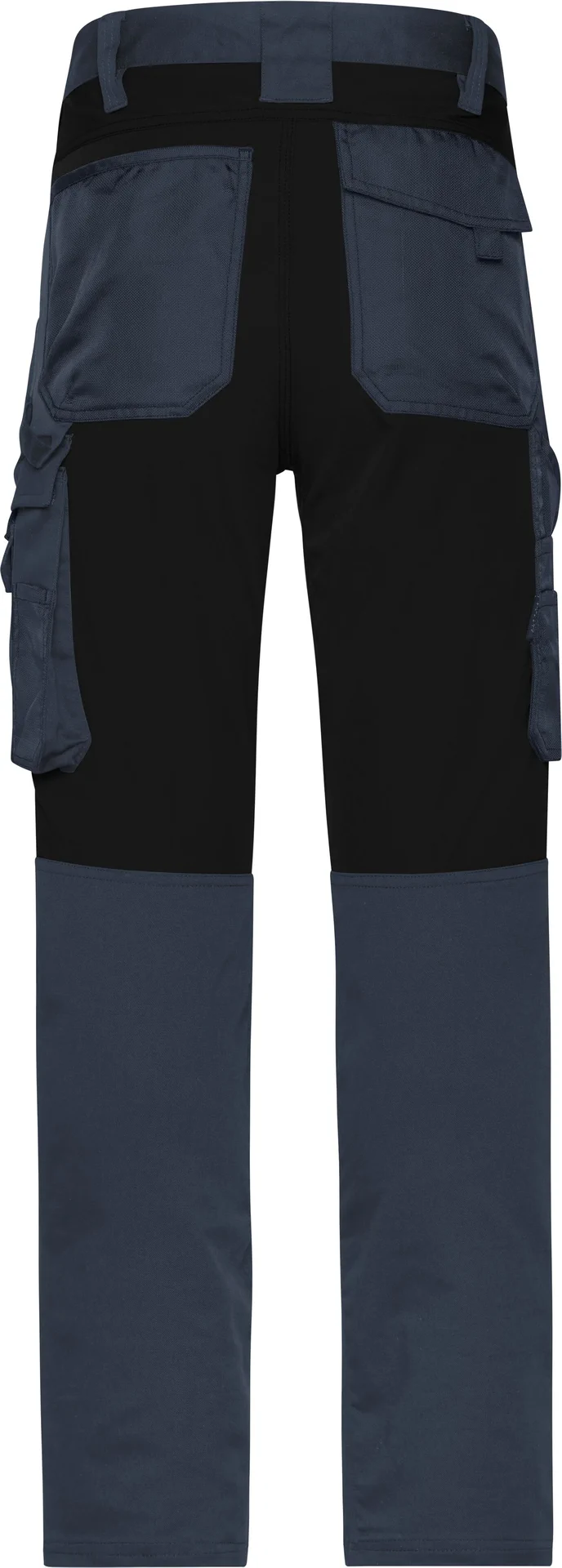 jn1812-workwear-stretch-pants-slim-line-carbon-black-back-5 James & Nicholson Workwear Stretch-Pants Slim Line