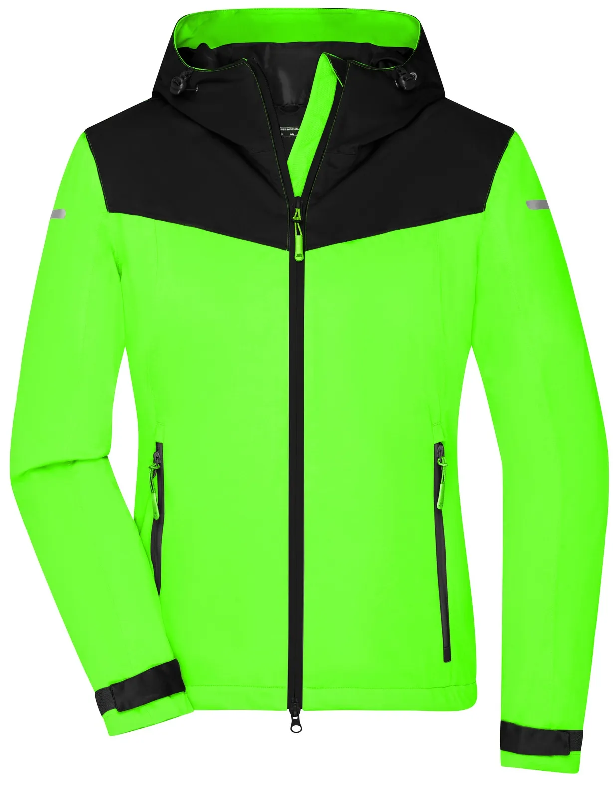 bright green/black
