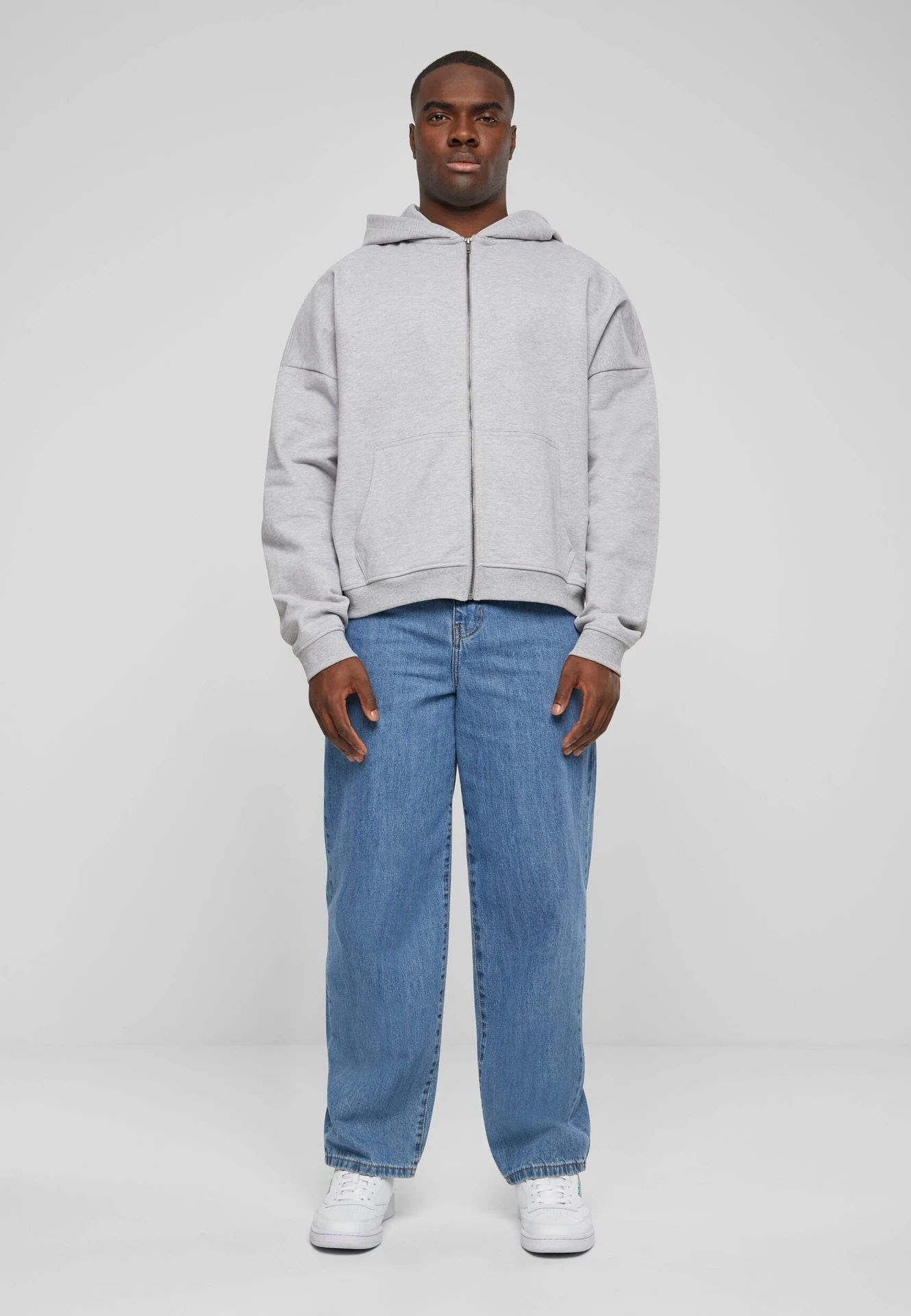 Build Your Brand 90s Zip Hoody