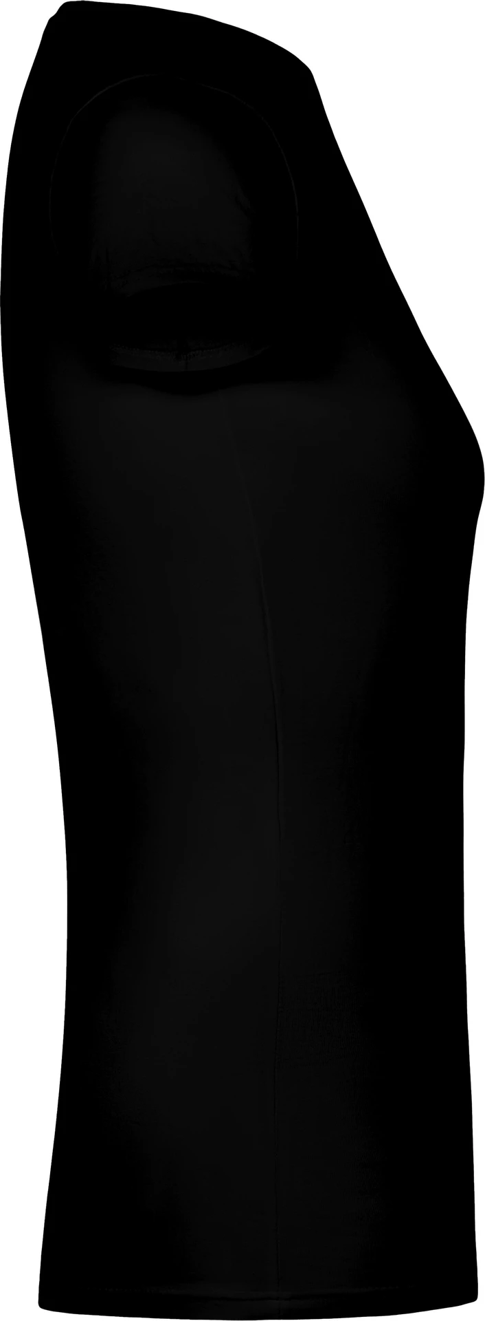 promodoro-3087-womens-slim-fit-v-neck-t-shirt-long-black-side-5 Promodoro Women's Slim Fit V-Neck-T Long