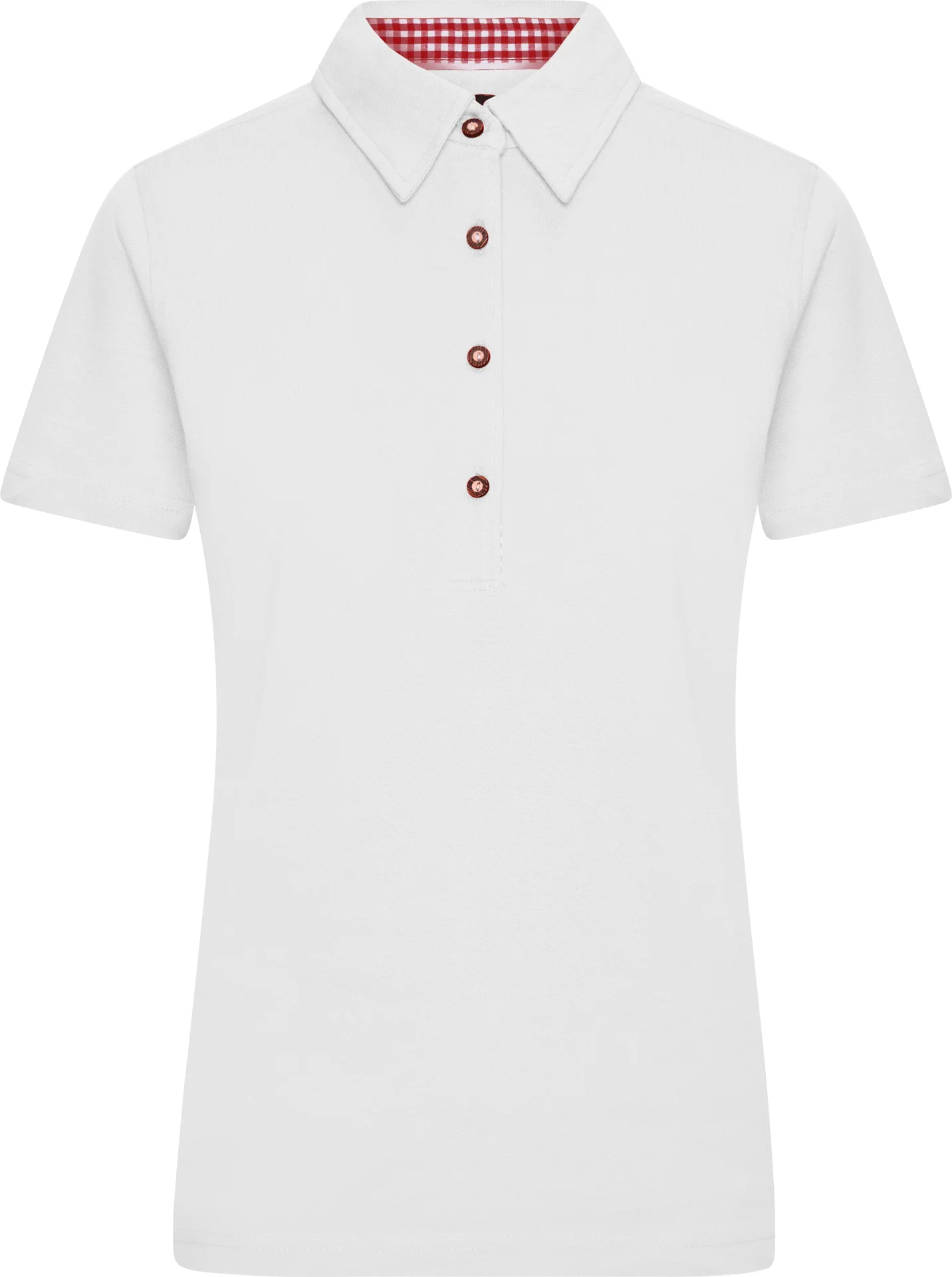 jn715-ladies-traditional-poloshirt-white-red-white-front-3 James & Nicholson Ladies Traditional Polo