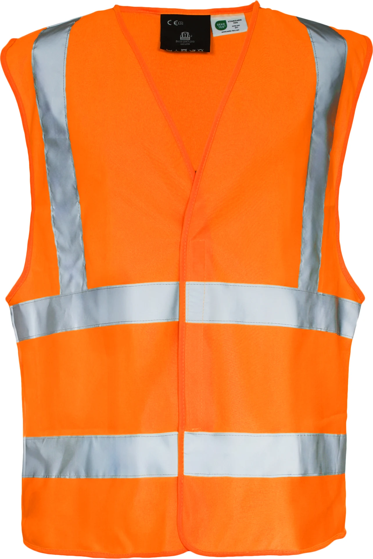 lyngsoe-lr1056-hi-vis-sicherheitsweste-leuchtorange-front-1 Lyngsøe LR1056 Hi-Vis Sicherheitsweste