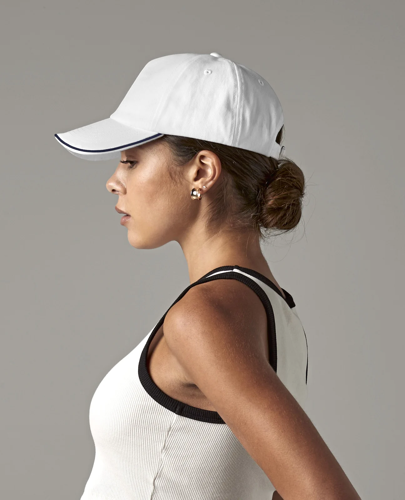 Beechfield Authentic 5 Panel Cap - Piped Peak