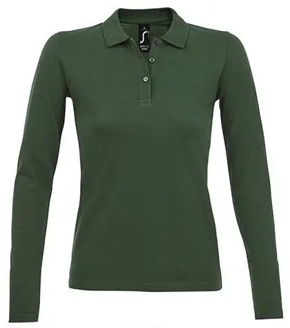 SOL'S Womens Long-Sleeve Piqué Polo Shirt Perfect