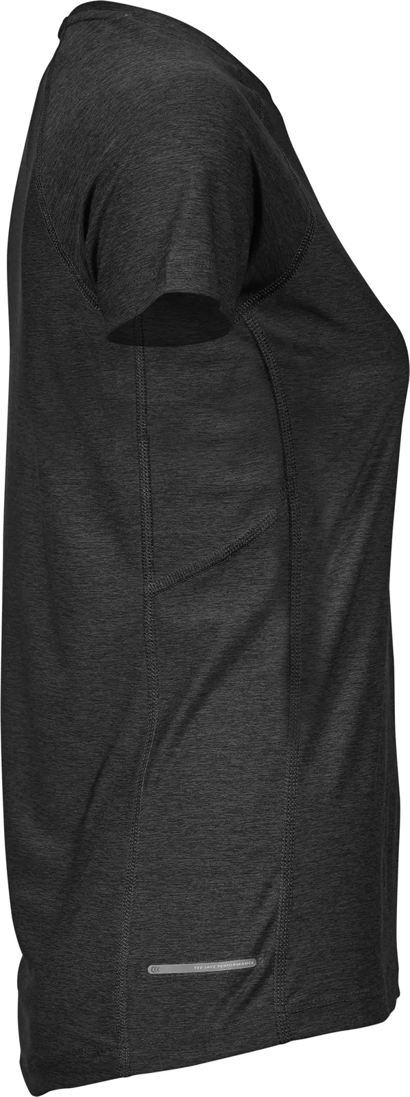 tee-jays-7021-womens-cooldry-t-shirt-blackmelange-right-4 Tee Jays Women's CoolDry Tee
