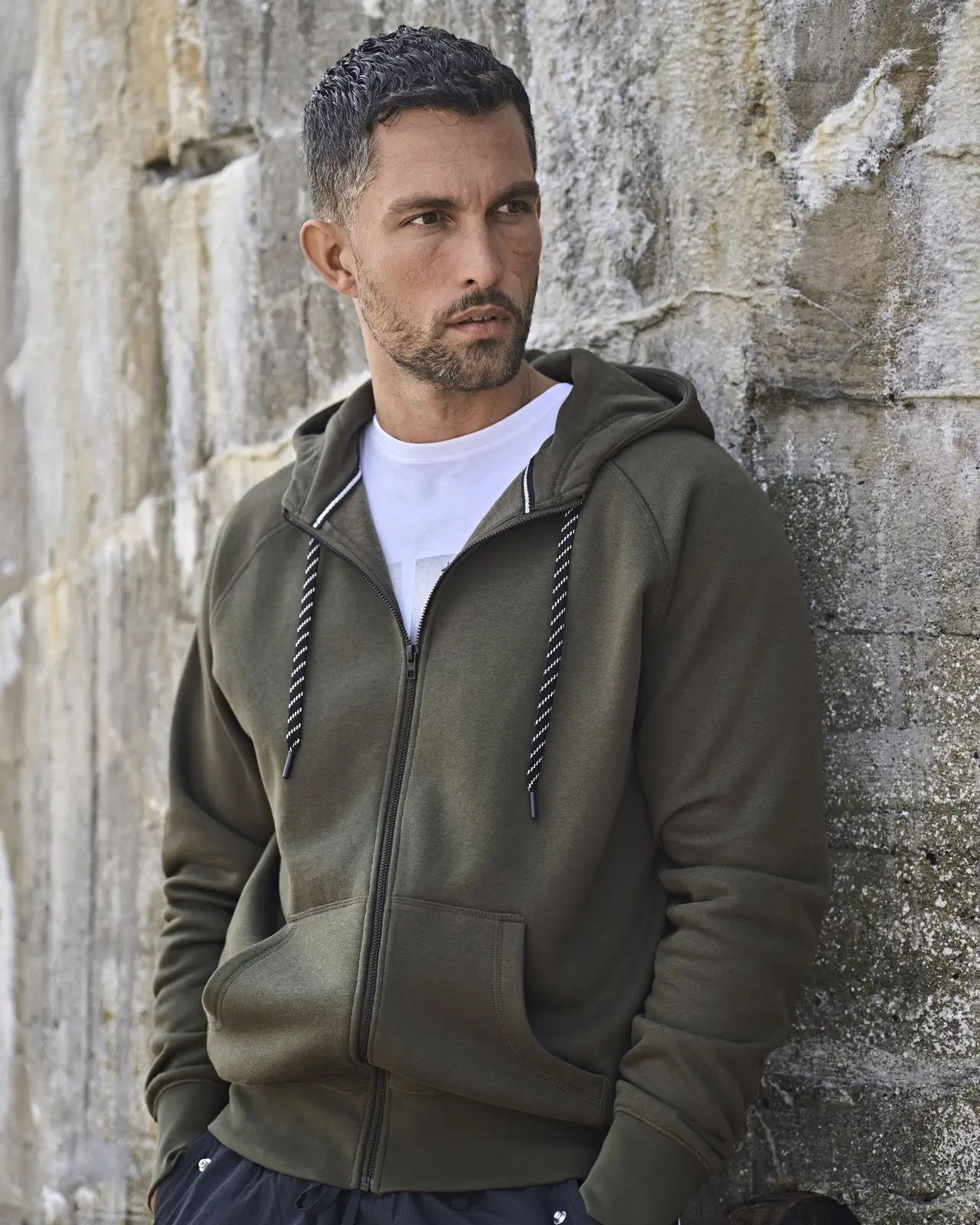 Tee Jays Men's Fashion Full Zip Hood