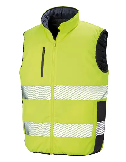 Result Reversible Soft Padded Safety Gilet Result Reversible Soft Padded Safety Gilet