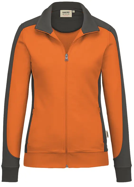 HAKRO Damen-Sweatjacke 277 Contrast Mikralinar® HAKRO Damen-Sweatjacke 277 Contrast Mikralinar®