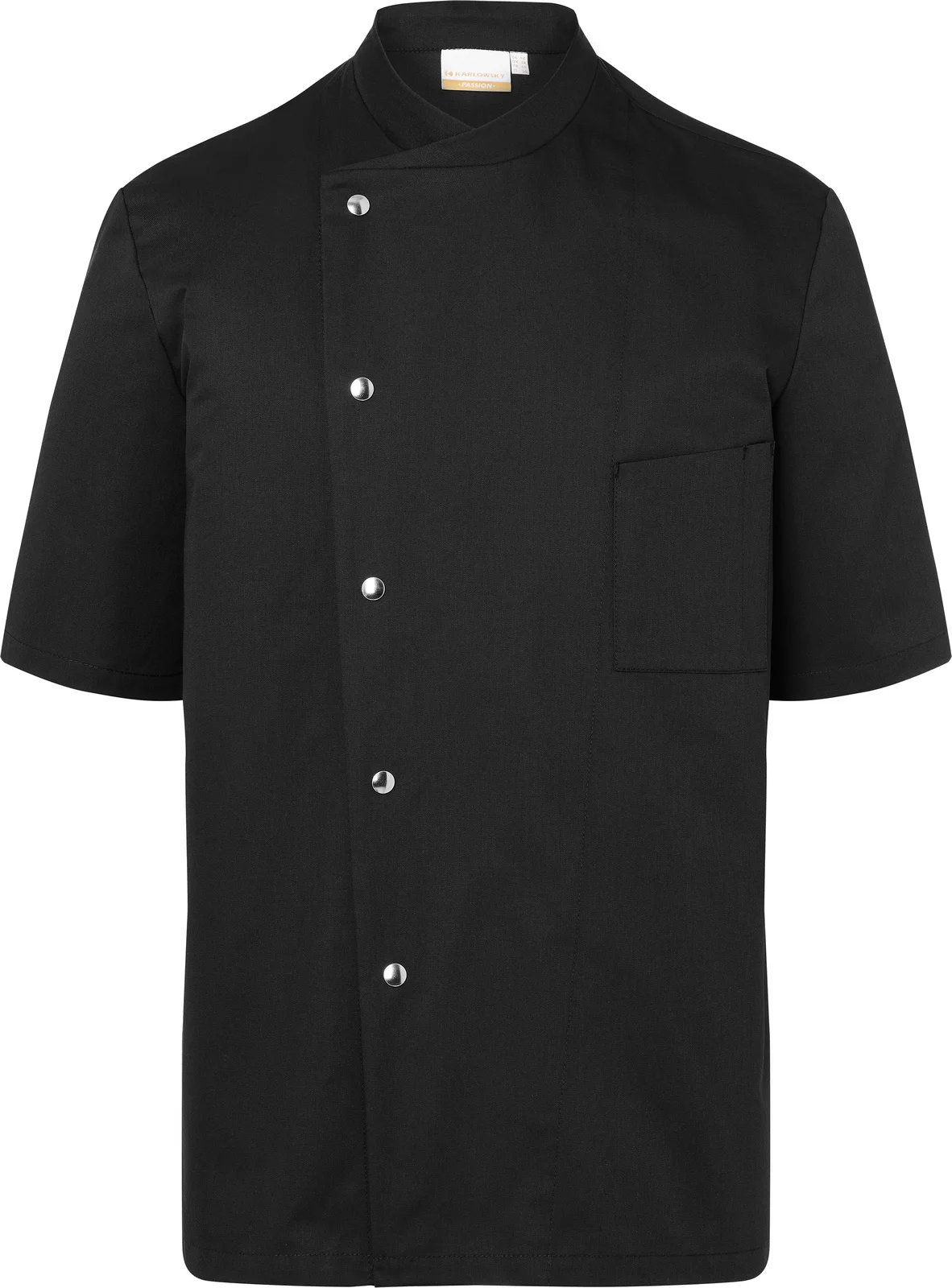 karlowsky-jm15-kochjacke-gustav-black-front-3 KARLOWSKY Kochjacke Gustav