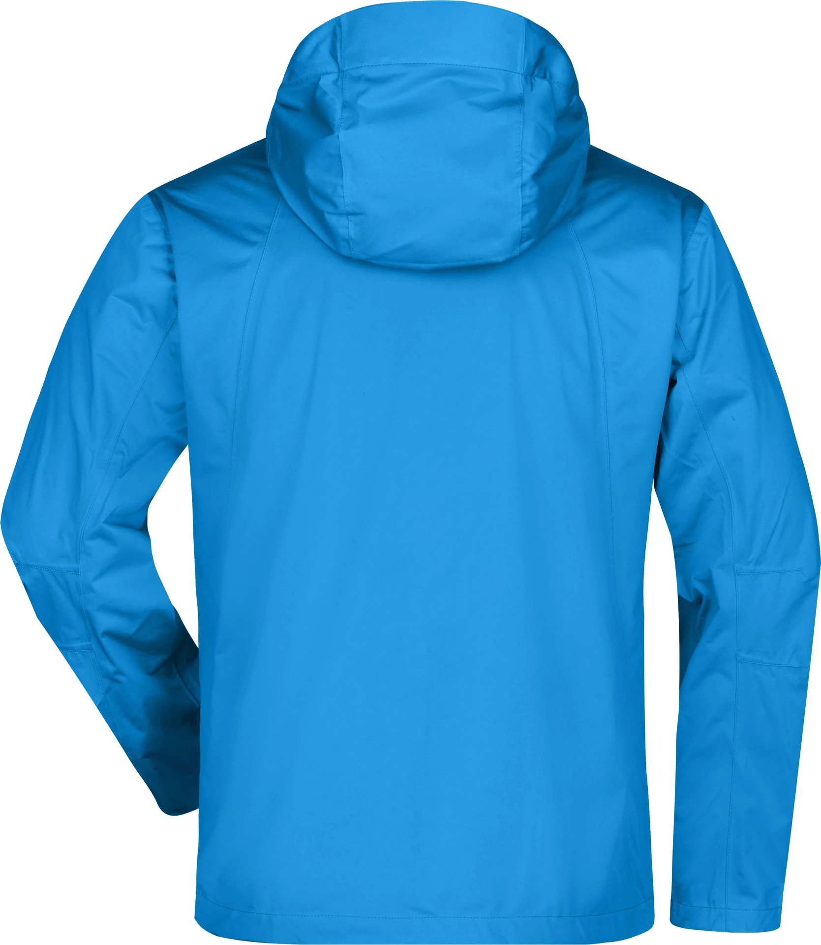 jn1098-mens-outdoor-jacket-aqua-acidyellow-back-5 James & Nicholson Men's Outdoor Jacket