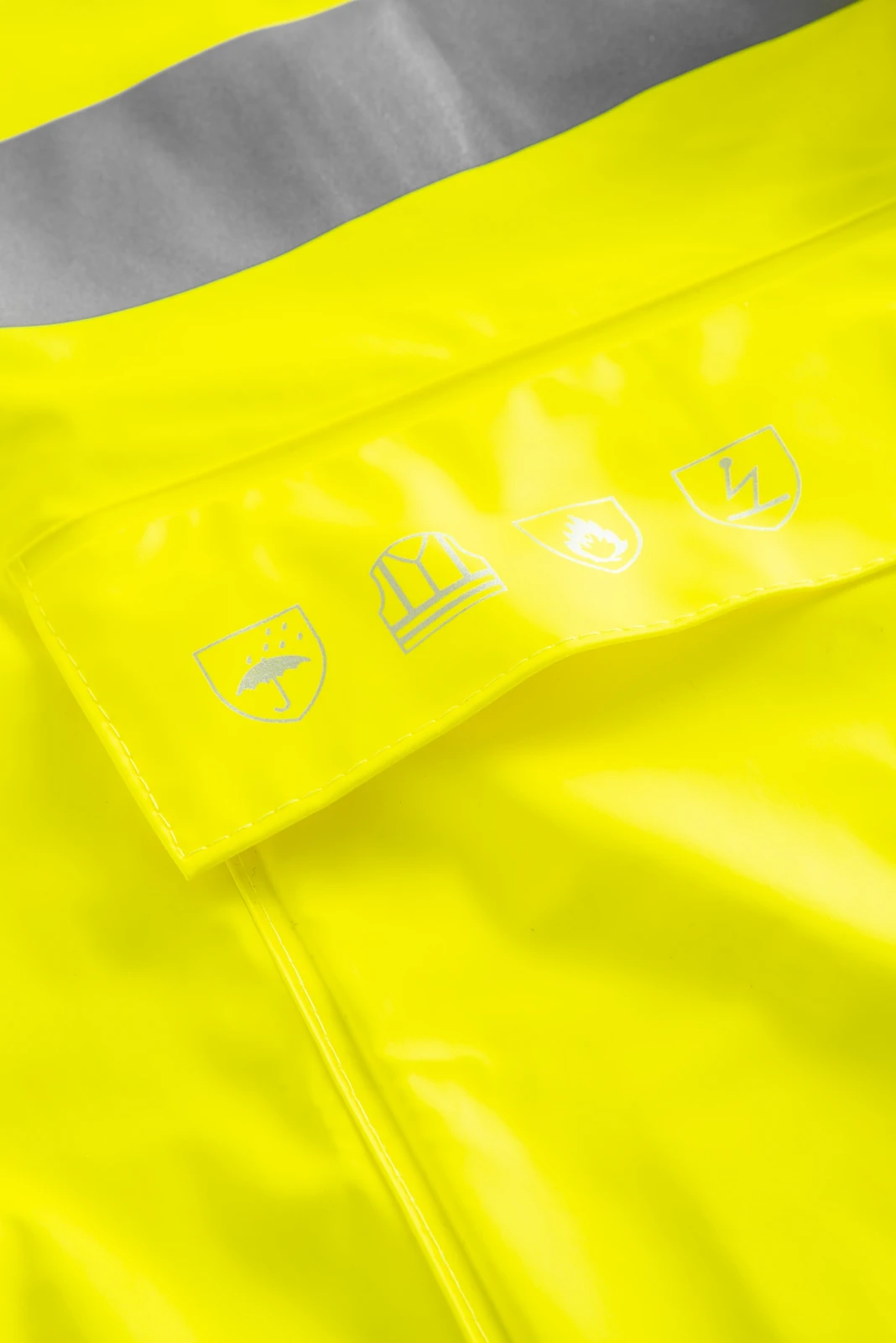 lyngsoe-fr-lr55-flammhemmende-hi-vis-regenjacke-leuchtgelb-detail-7 Lyngsøe FR-LR55 Flammhemmende Hi-Vis Regenjacke