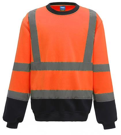 hi-vis orange/navy