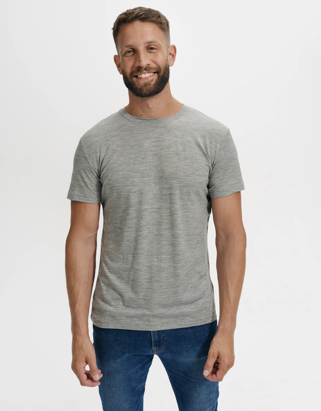 malfini-157-t-shirt-merino-rise-dunkelgraumeliert-model-0 MALFINI T-Shirt Merino Rise 157
