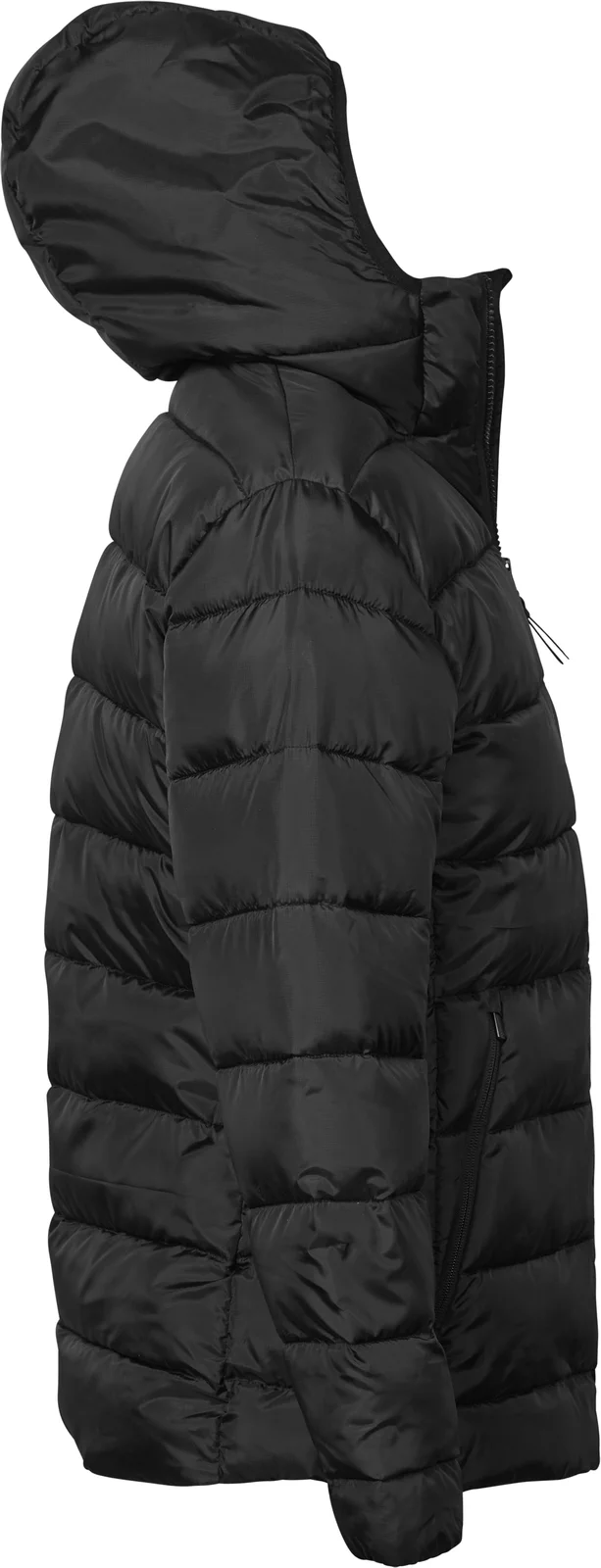 tee-jays-9647-womens-lite-hooded-jacket-black-right-4 Tee Jays Women's Lite Hooded Jacket