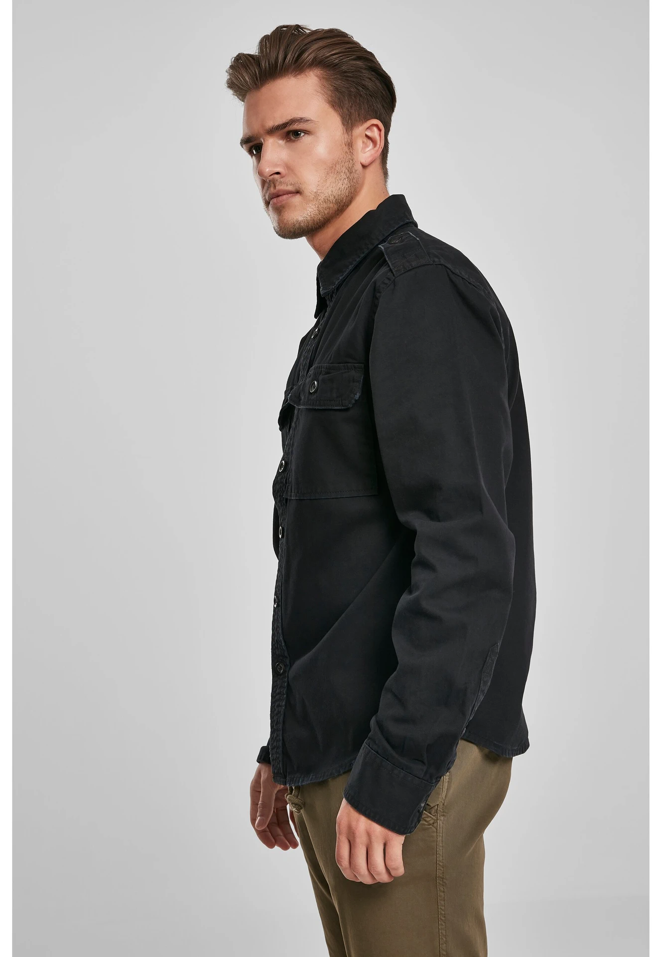 Build Your Brand Vintage Shirt Long Sleeve