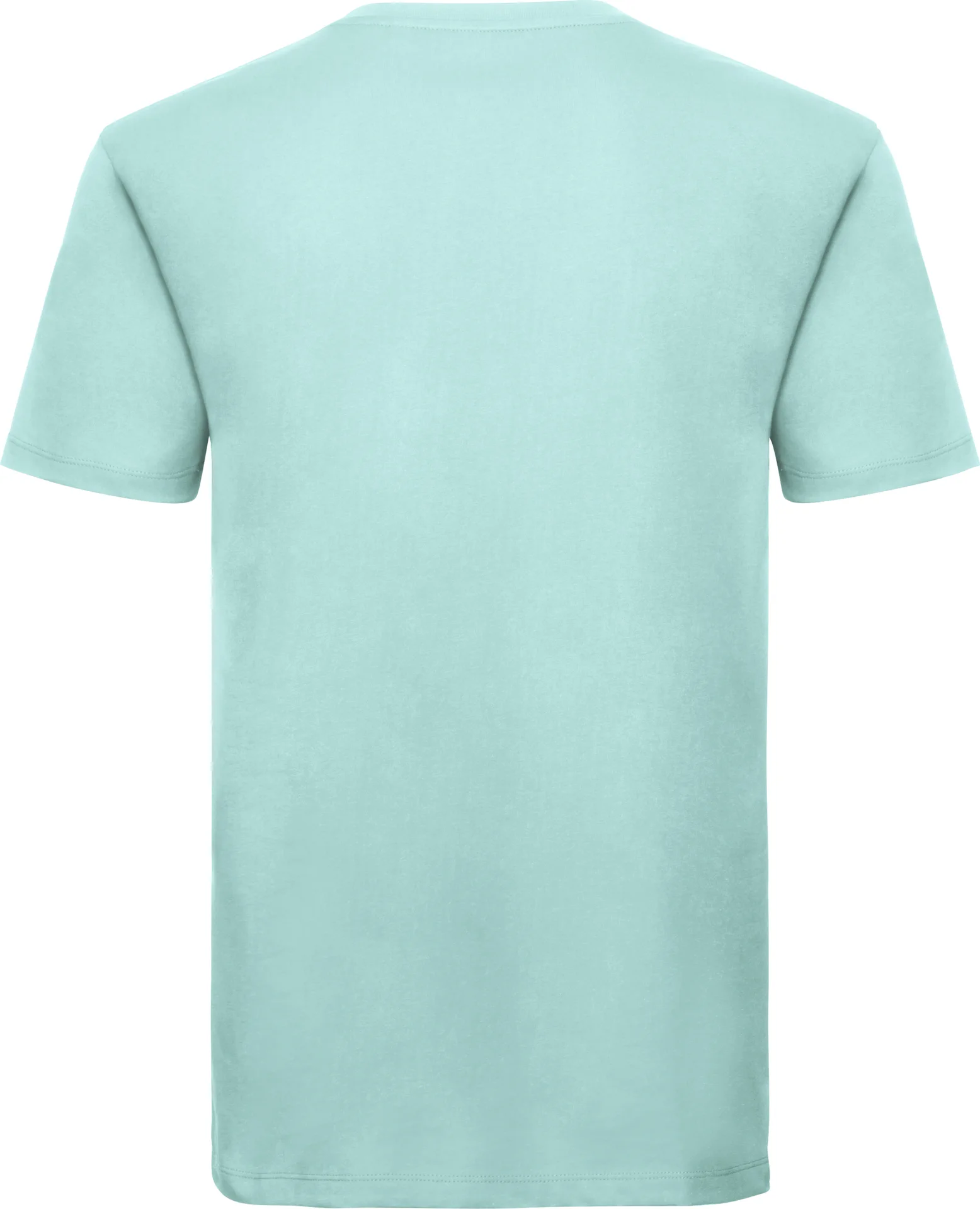 russell-r108m-mens-pure-organic-t-shirt-aqua-back-5 Russell Men's Authentic Tee Pure Organic