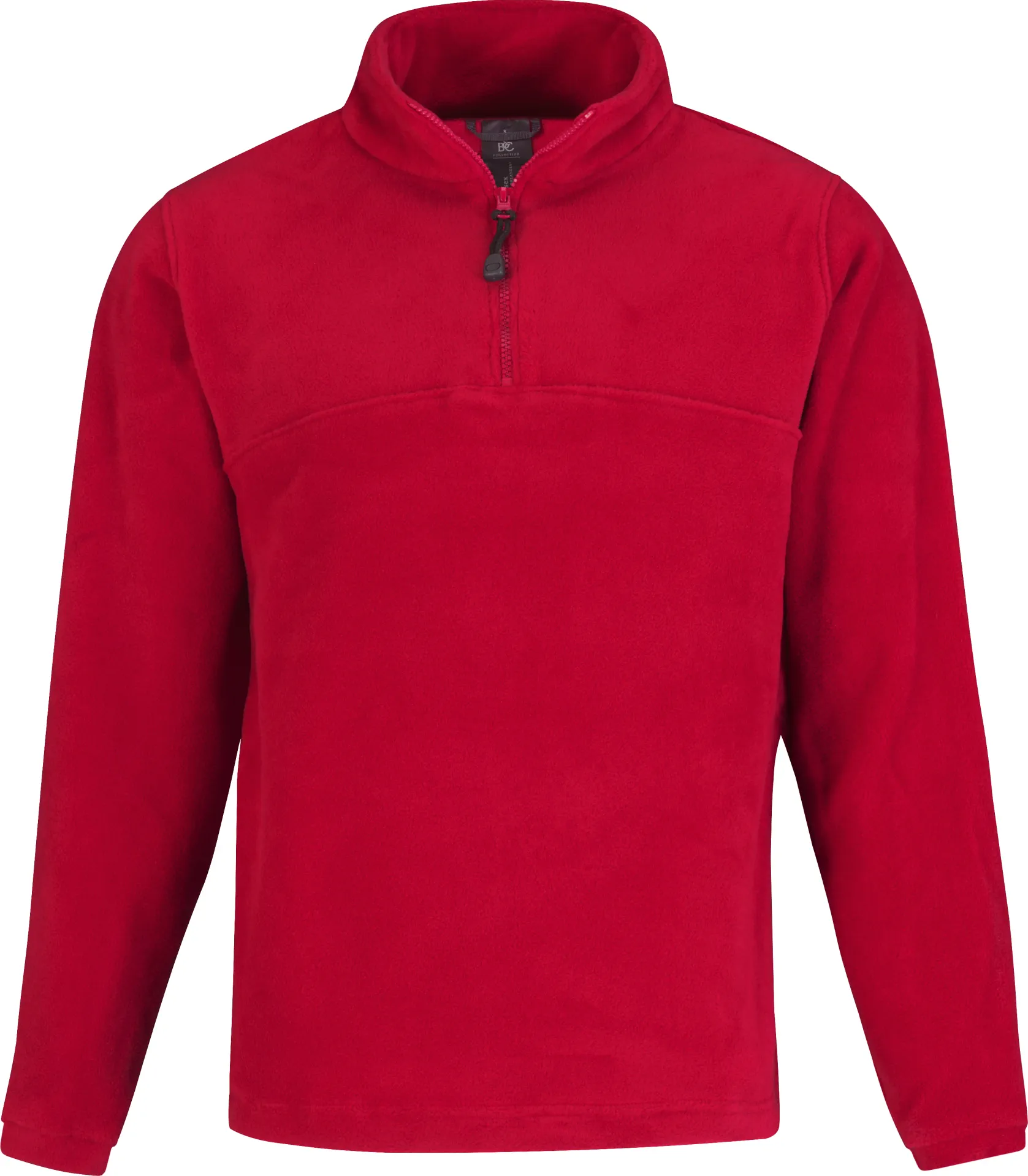 BC-FU704-Highlander-red-3 B&C Half Zip Fleece Highlander + Men