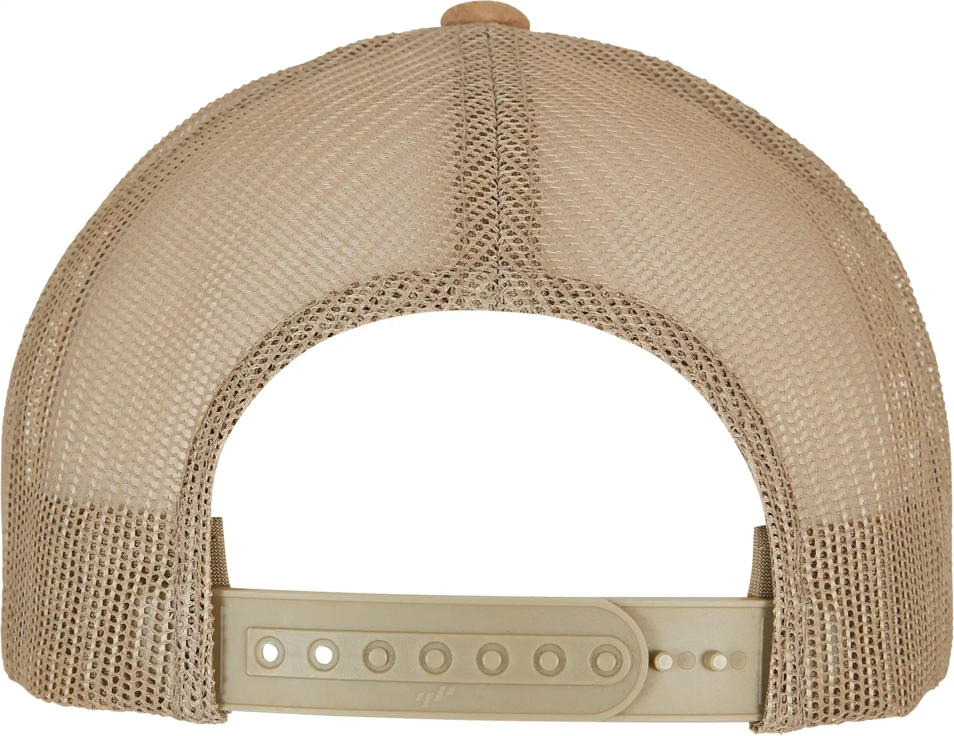 flexfit-6606su-suede-leather-trucker-cap-khaki-back-6 FLEXFIT Suede Leather Trucker Cap