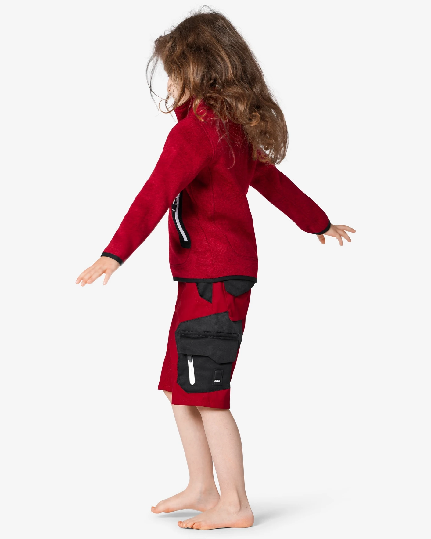 FHB-125550-charly-bermuda-kinder-rot-schwarz-model-1 FHB Bermuda Kinder CHARLY