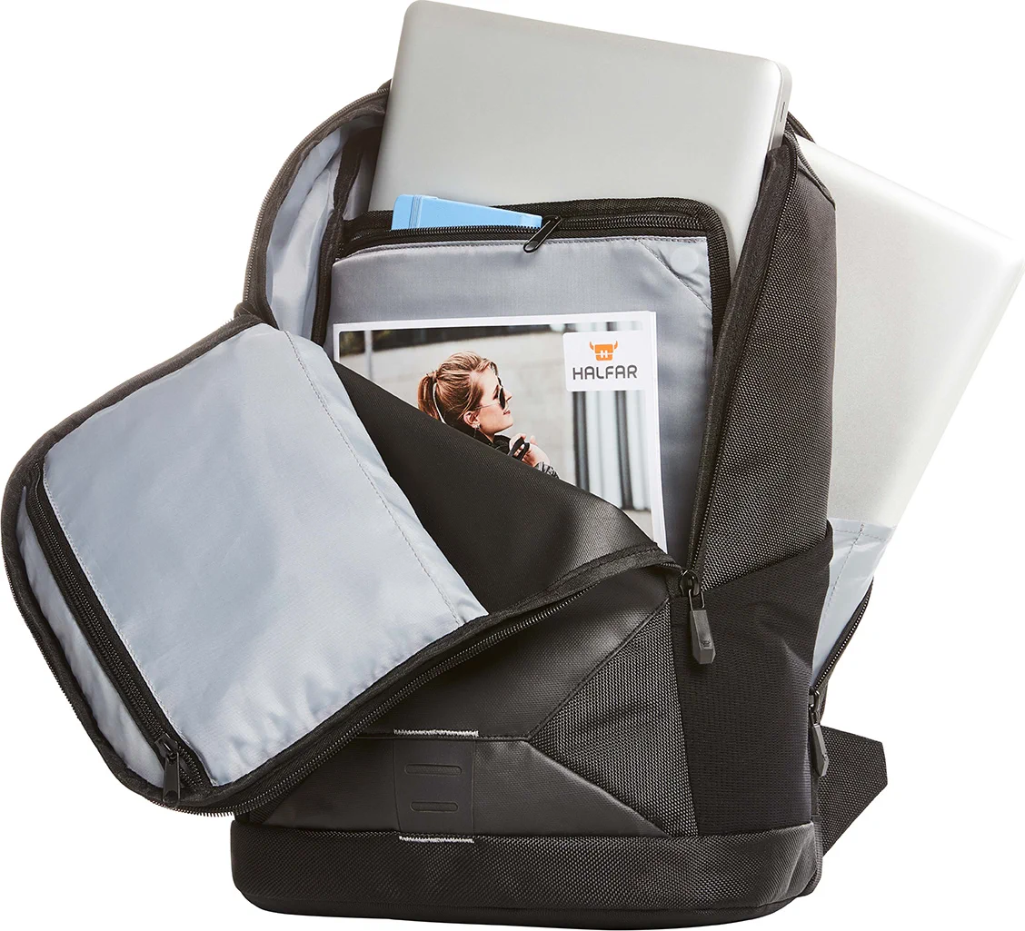 halfar-1815008-notebook-backpack-hashtag-4 HALFAR Notebook Backpack Hashtag