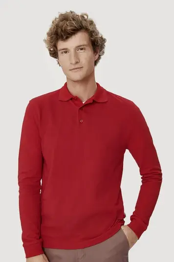 HAKRO Longsleeve-Poloshirt 815 Mikralinar®