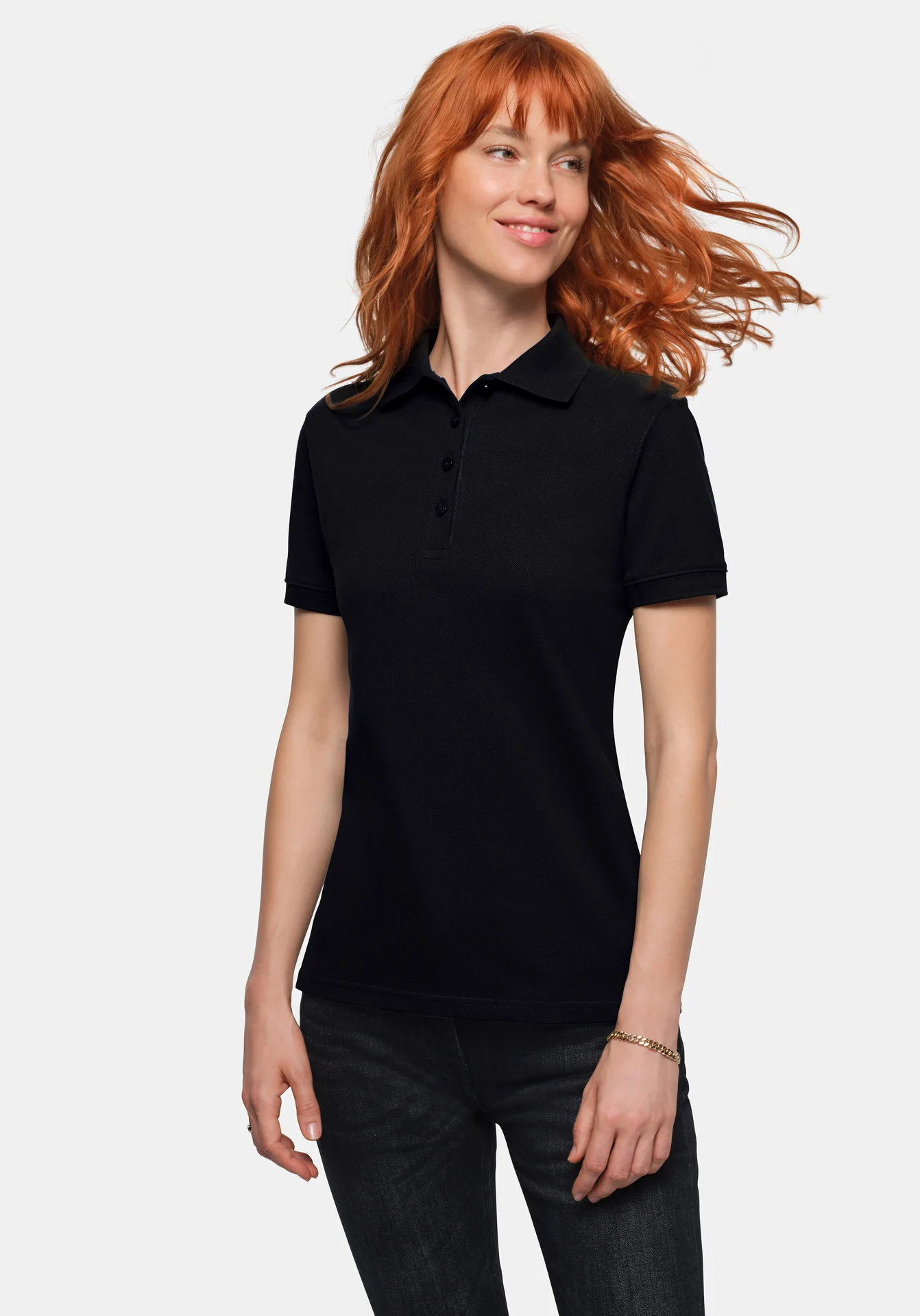 HAKRO Damen Poloshirt 301 Bio-Baumwolle GOTS