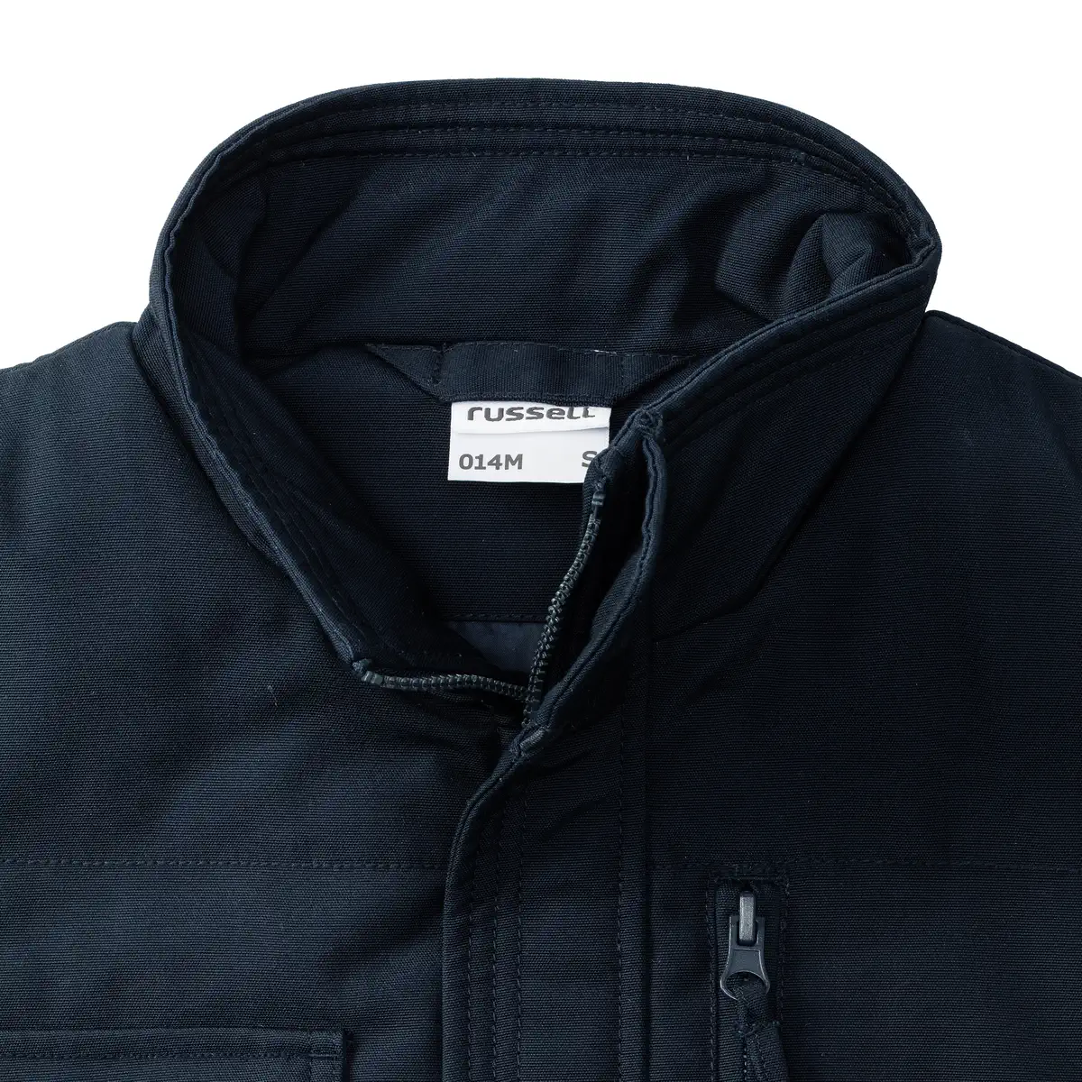russell-r014m-adults-heavy-duty-gilet-frenchnavy-detail-6 Russell Heavy Duty Workwear Gilet