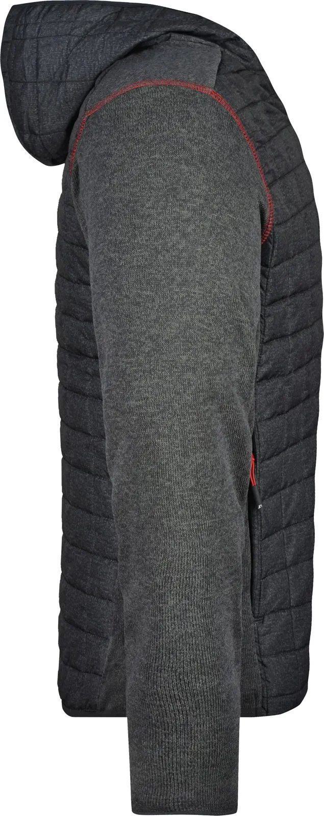 James & Nicholson Men's Knitted Hybrid Jacket