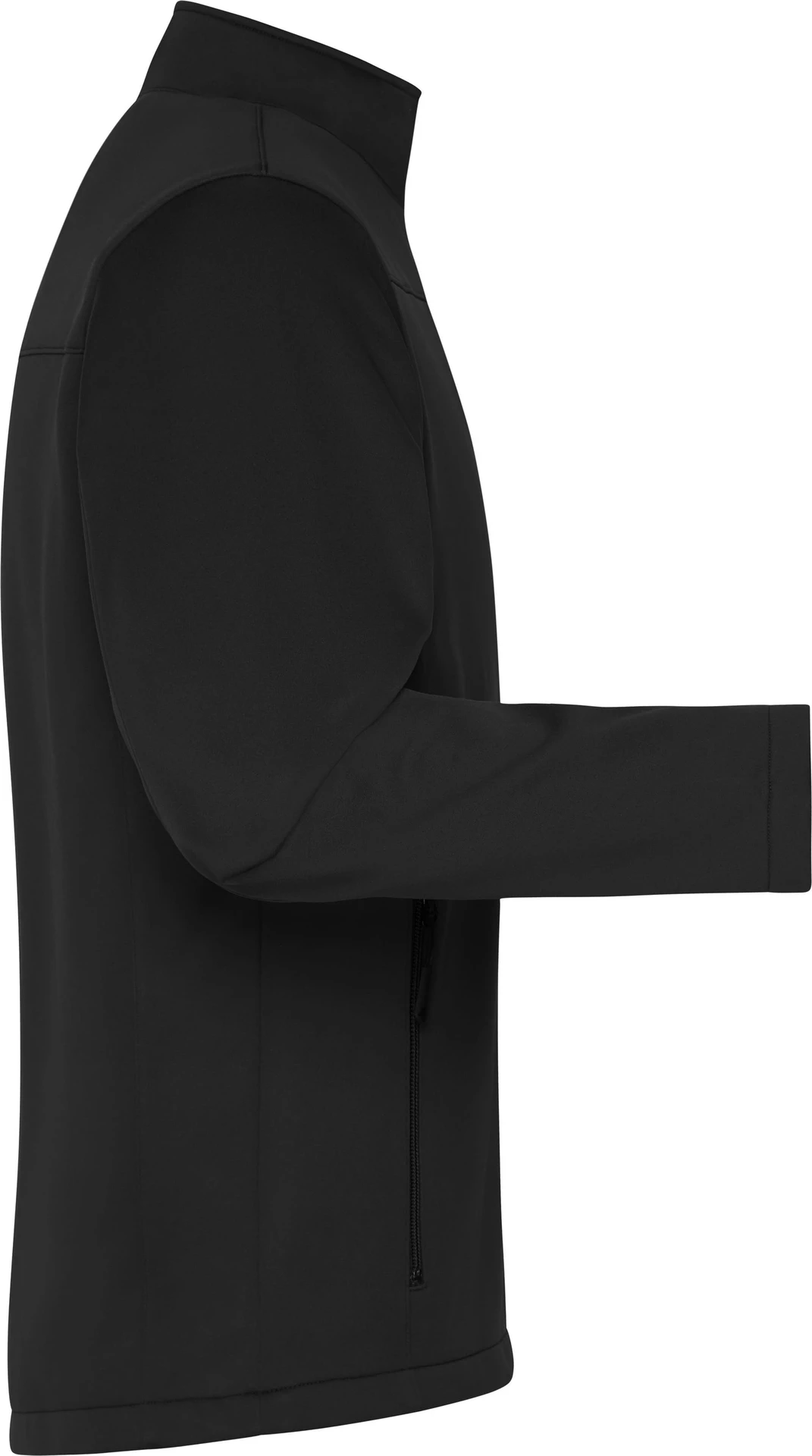 jn1172-mens-softshell-jacket-black-right-6 James & Nicholson Men's Softshell Jacket