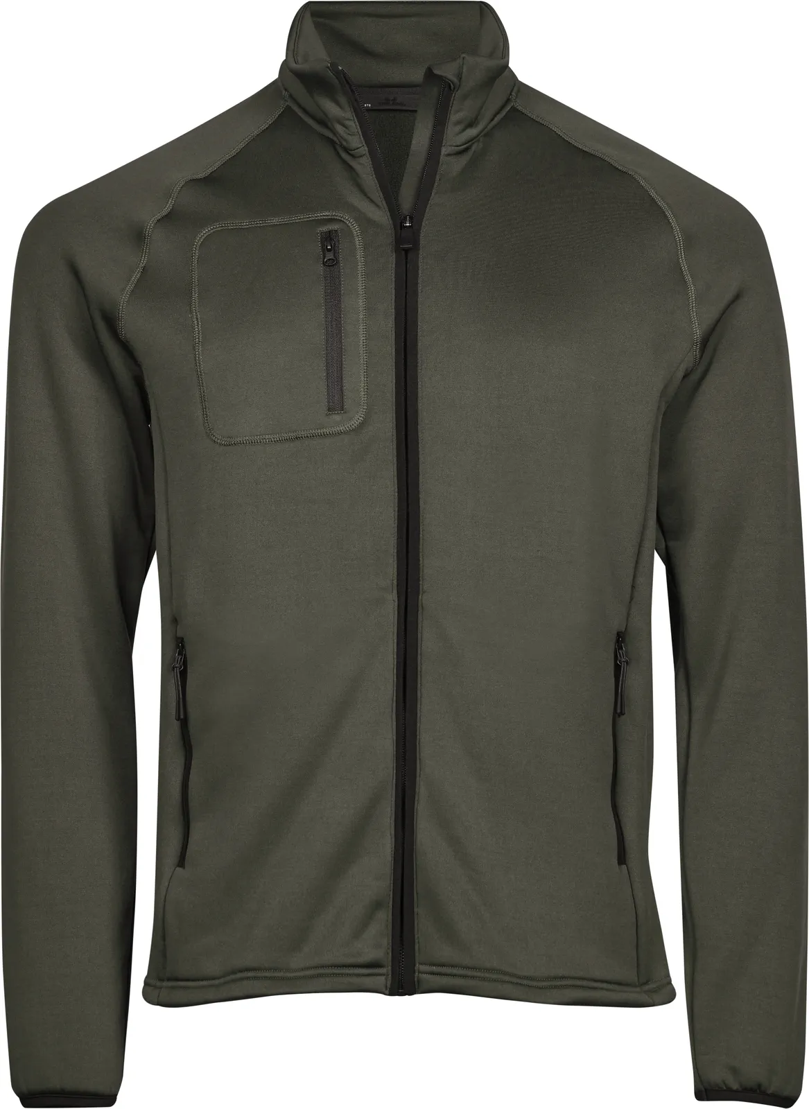 tee-jays-9100-stretch-fleece-jacket-deepgreen-front-1 Tee Jays Stretch Fleece Jacket