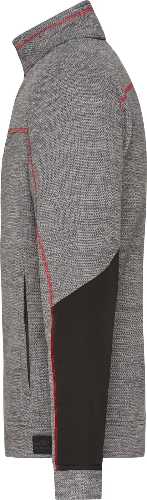 James & Nicholson Men's Structure Fleece Jacket JN1818