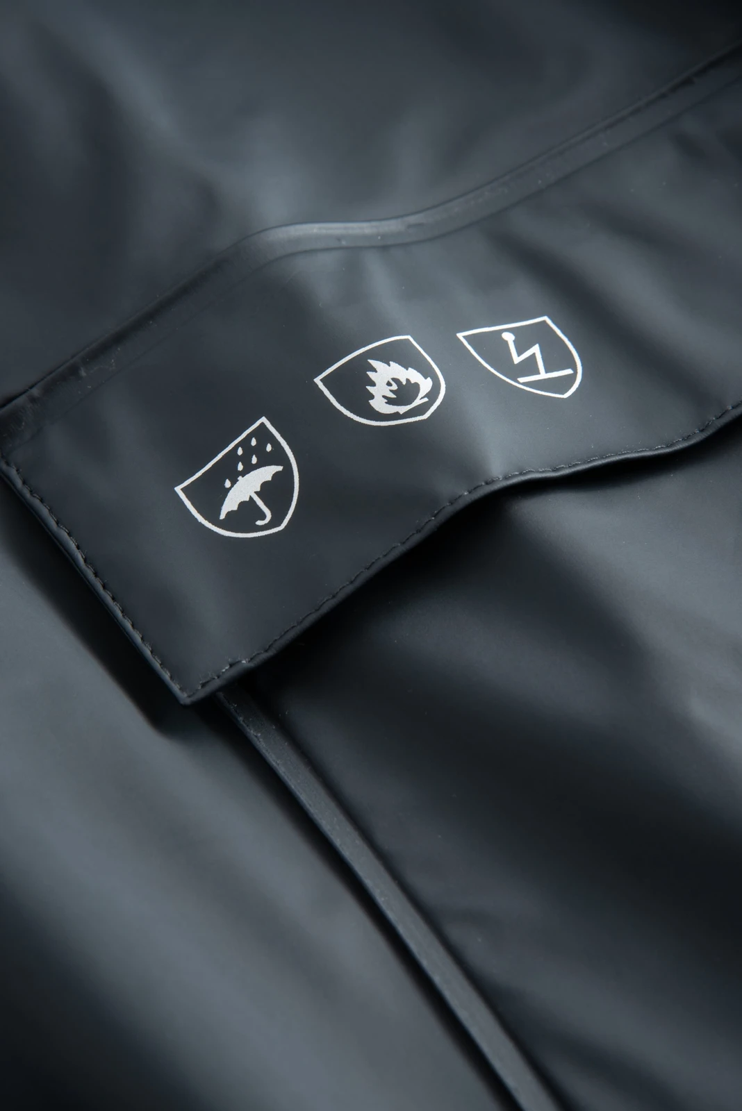 lyngsoe-fr-lr48-flammhemmende-regenjacke-navy-detail-6 Lyngsøe FR-LR48 Flammhemmende Regenjacke