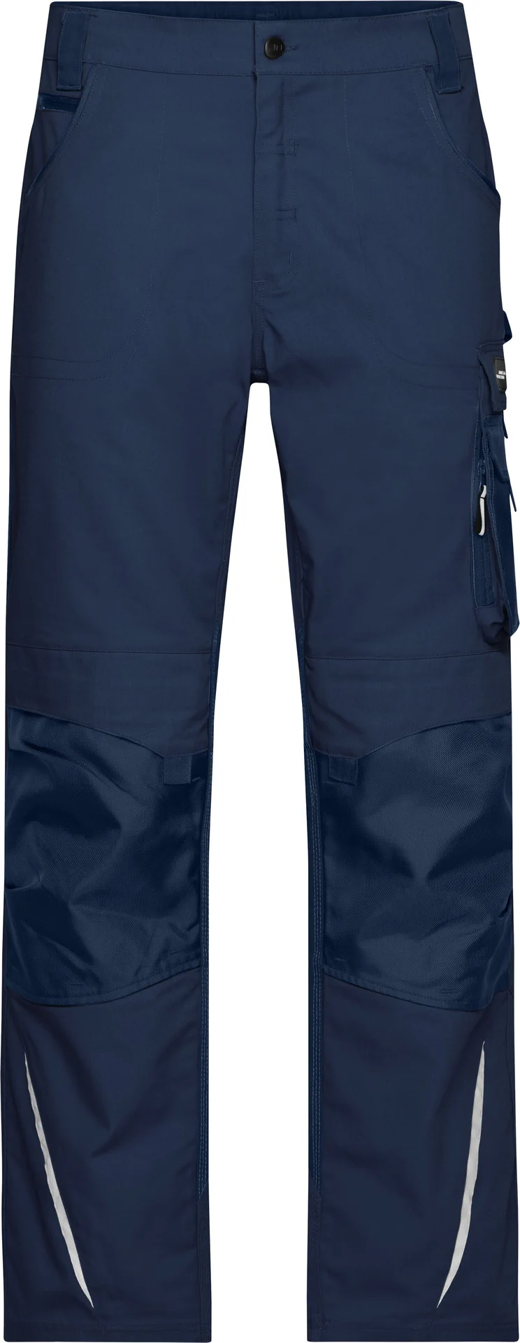 jn832-workwear-pants-navy-navy-front-3 James & Nicholson Workwear Arbeitshose Strong