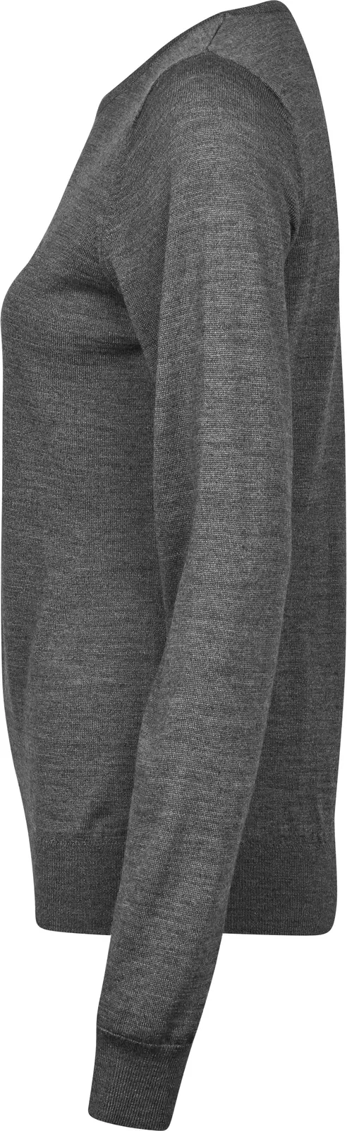 tee-jays-6006-womens-crew-neck-sweater-greymelange-left-2 Tee Jays Women´s Crew Neck Sweater