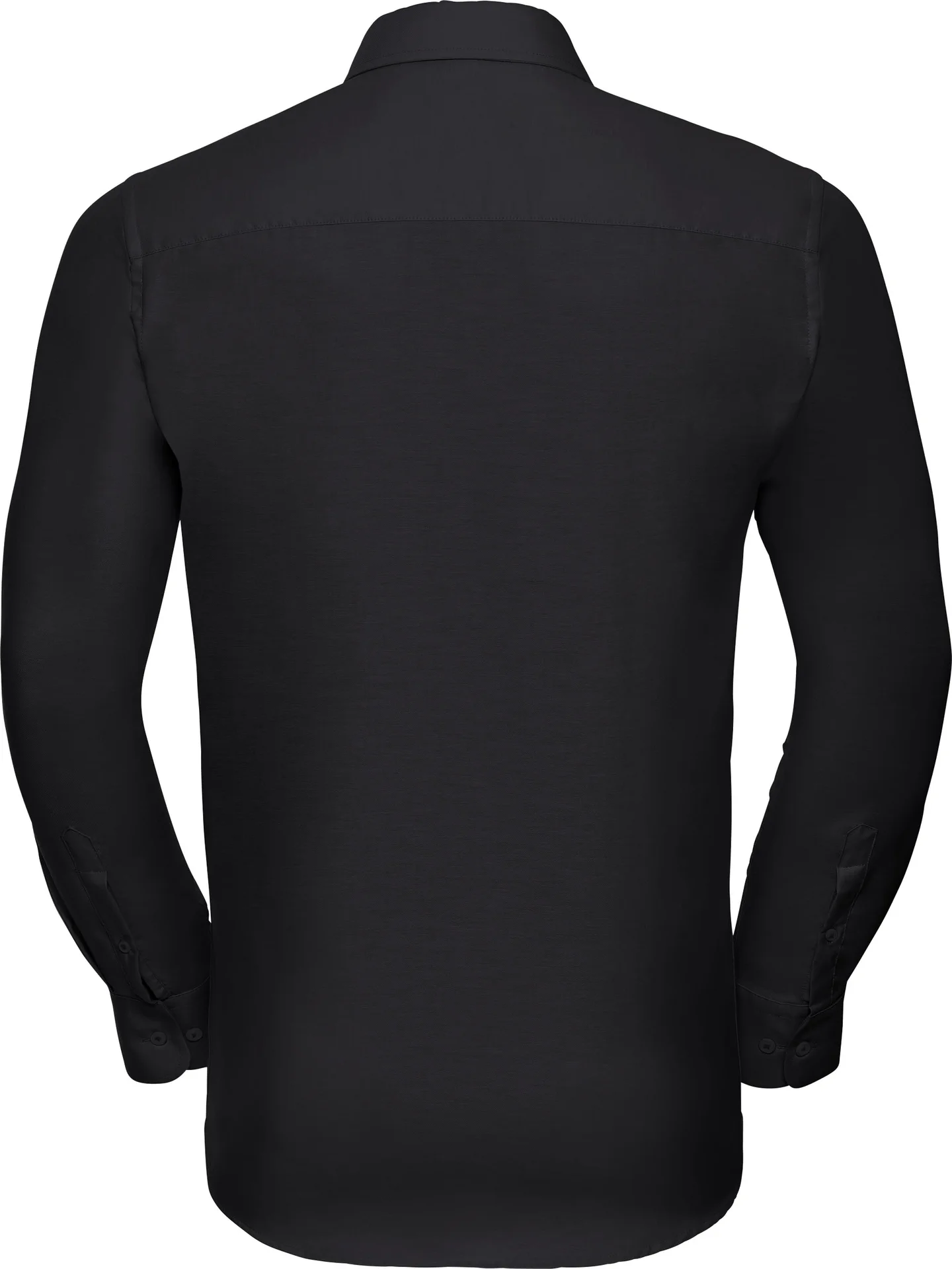 russell-r922m-mens-ls-easy-care-tailored-oxford-shirt-black-back-5 Russell Men's Long Sleeve Easy Care Tailored Oxford Shirt