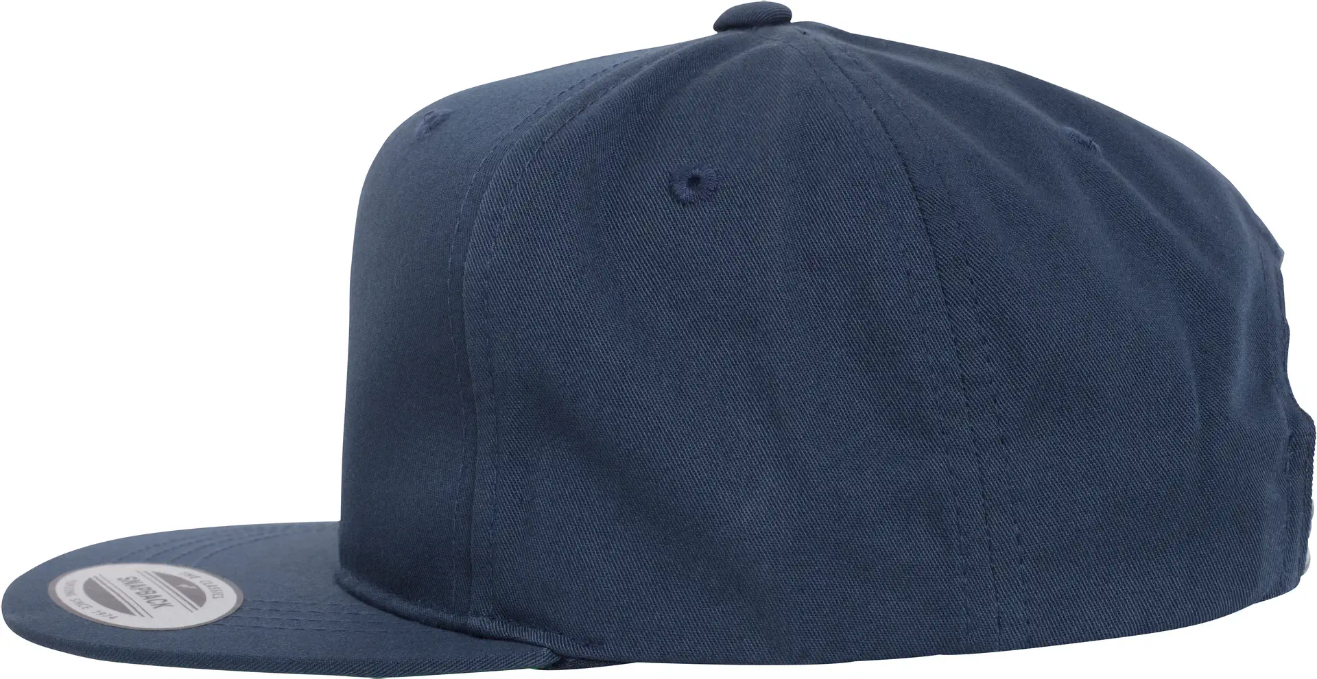 flexfit-6308-pro-style-twill-snapback-youth-cap-navy-left-7 FLEXFIT Pro-Style Twill Snapback Youth Cap