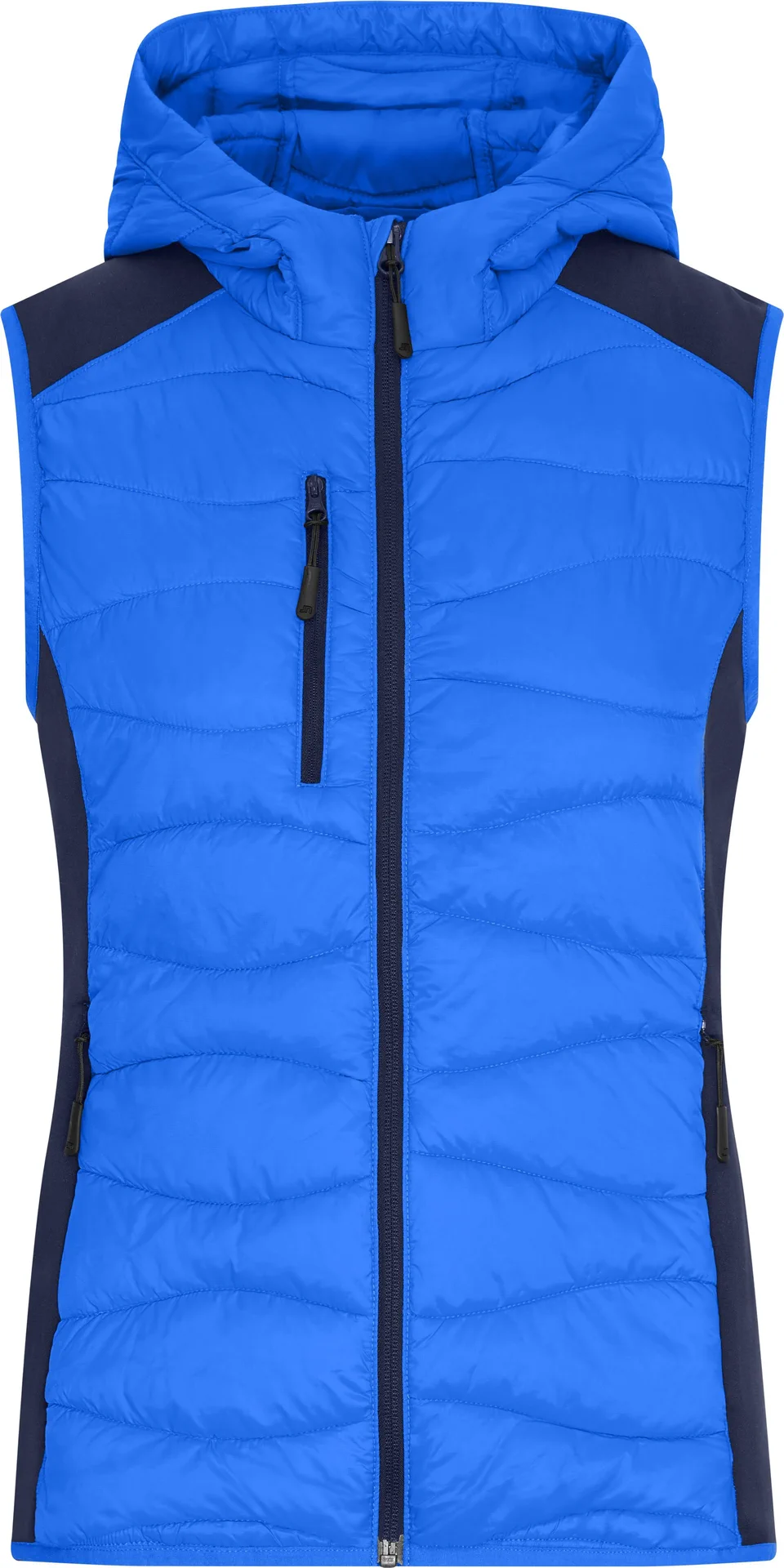 jn1327-ladies-hybrid-vest-blue-navy-front-3 James & Nicholson Ladies´ Hybrid Vest (1327)