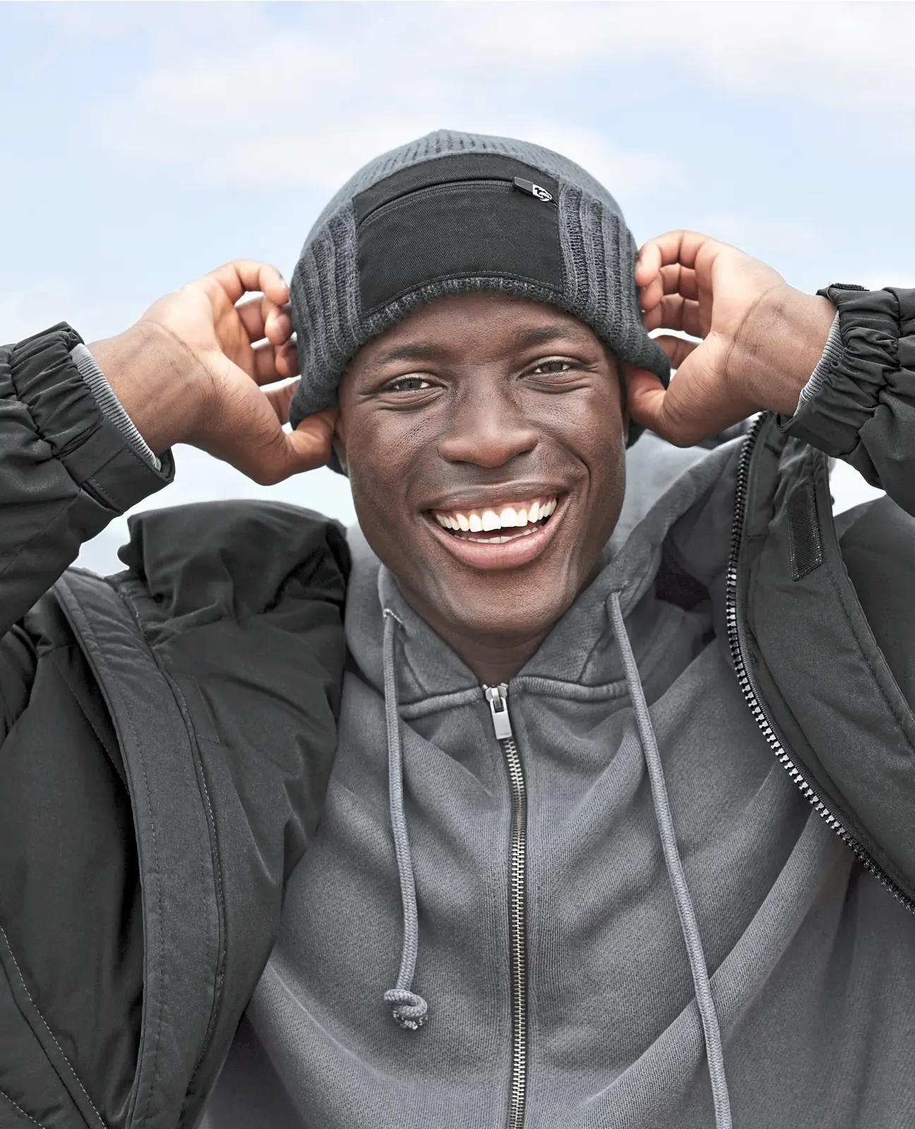 Beechfield Zip Patch Beanie