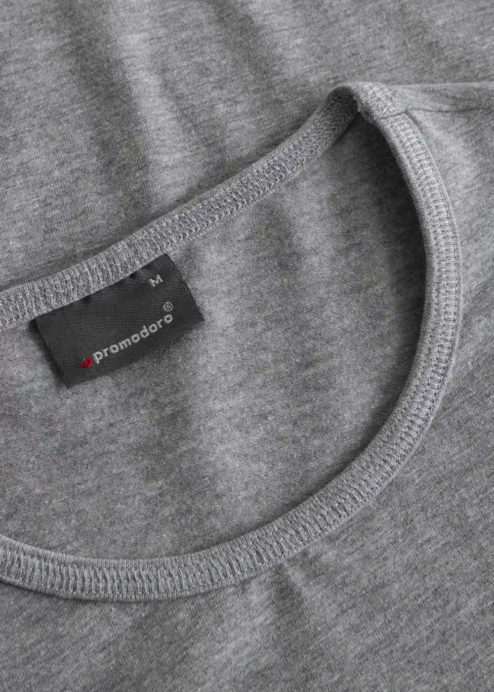 promodoro-3081-mens-slim-fit-t-shirt-sportsgrey-detail-7 Promodoro Men's Slim Fit-T