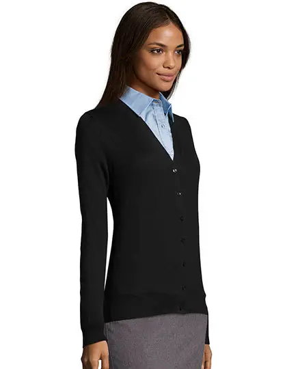 SOL'S Golden Women V-Neck Knitted Cardigan