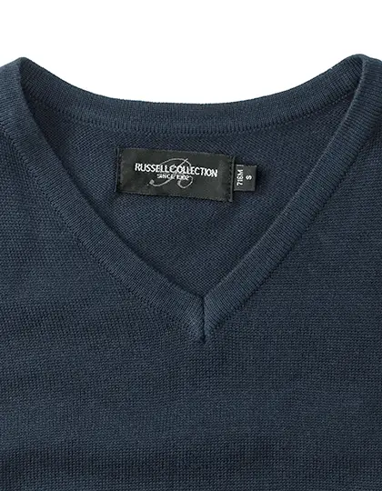 Russell V-Neck Sleeveless Knitted Pullover Russell V-Neck Sleeveless Knitted Pullover