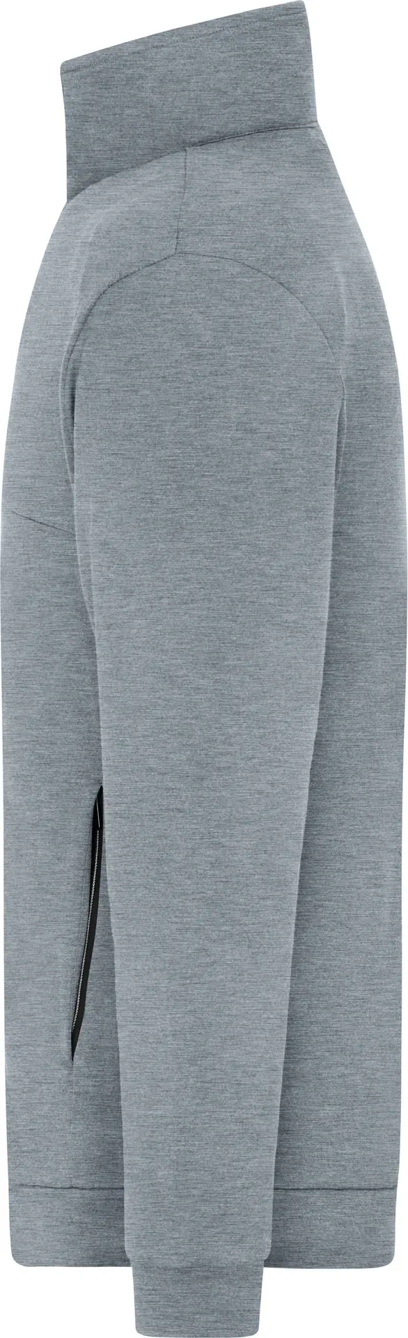 jn1318-mens-jacket-lightmelange-left-4 James & Nicholson Men´s Sporty Jacket