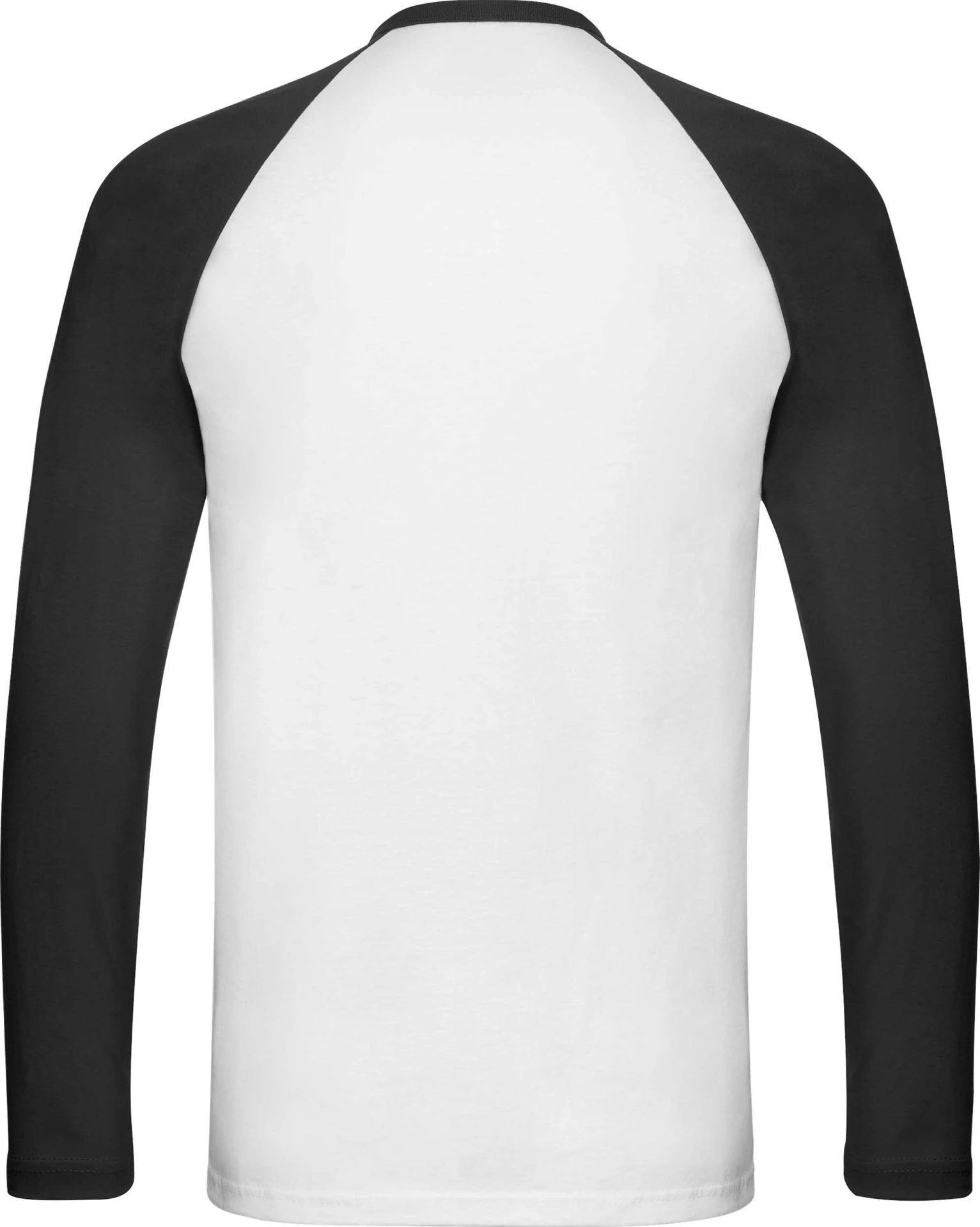 fruit-of-the-loom-61-028-0-long-sleeve-baseball-t-shirt-white-black-6 F.O.L. Long Sleeve Baseball T