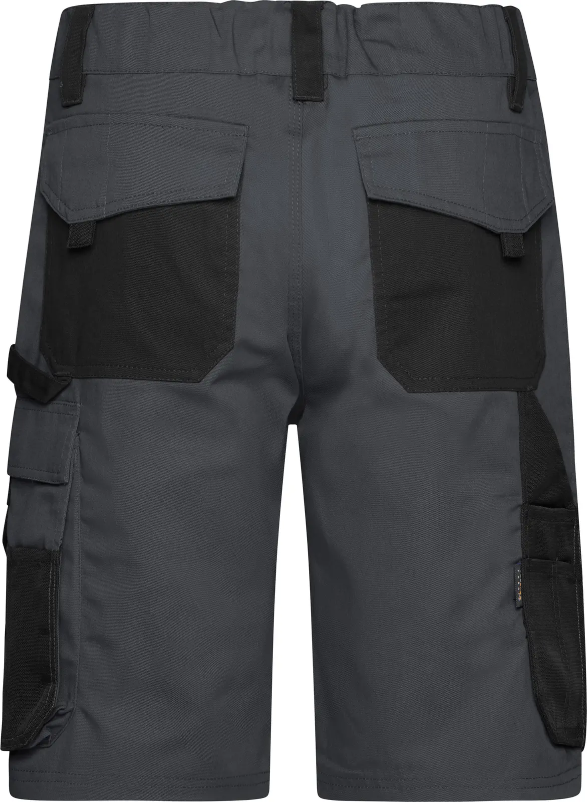 jn835-workwear-bermudas-carbon-black-back-5 James & Nicholson Workwear Bermudas