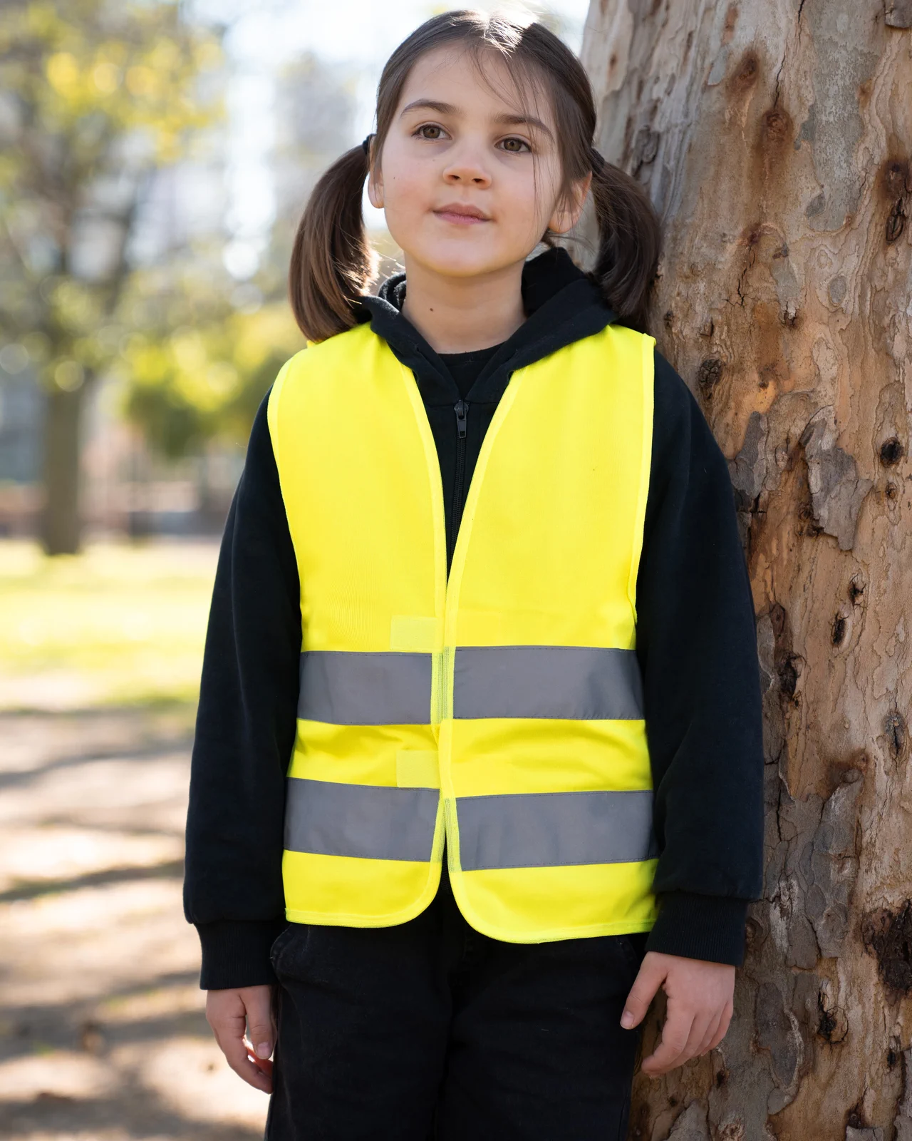 korntex-kw-kids-hi-vis-safety-vest-aarhus-signalyellow-model-0 Korntex Kids´ Hi-Vis Safety Vest Aarhus
