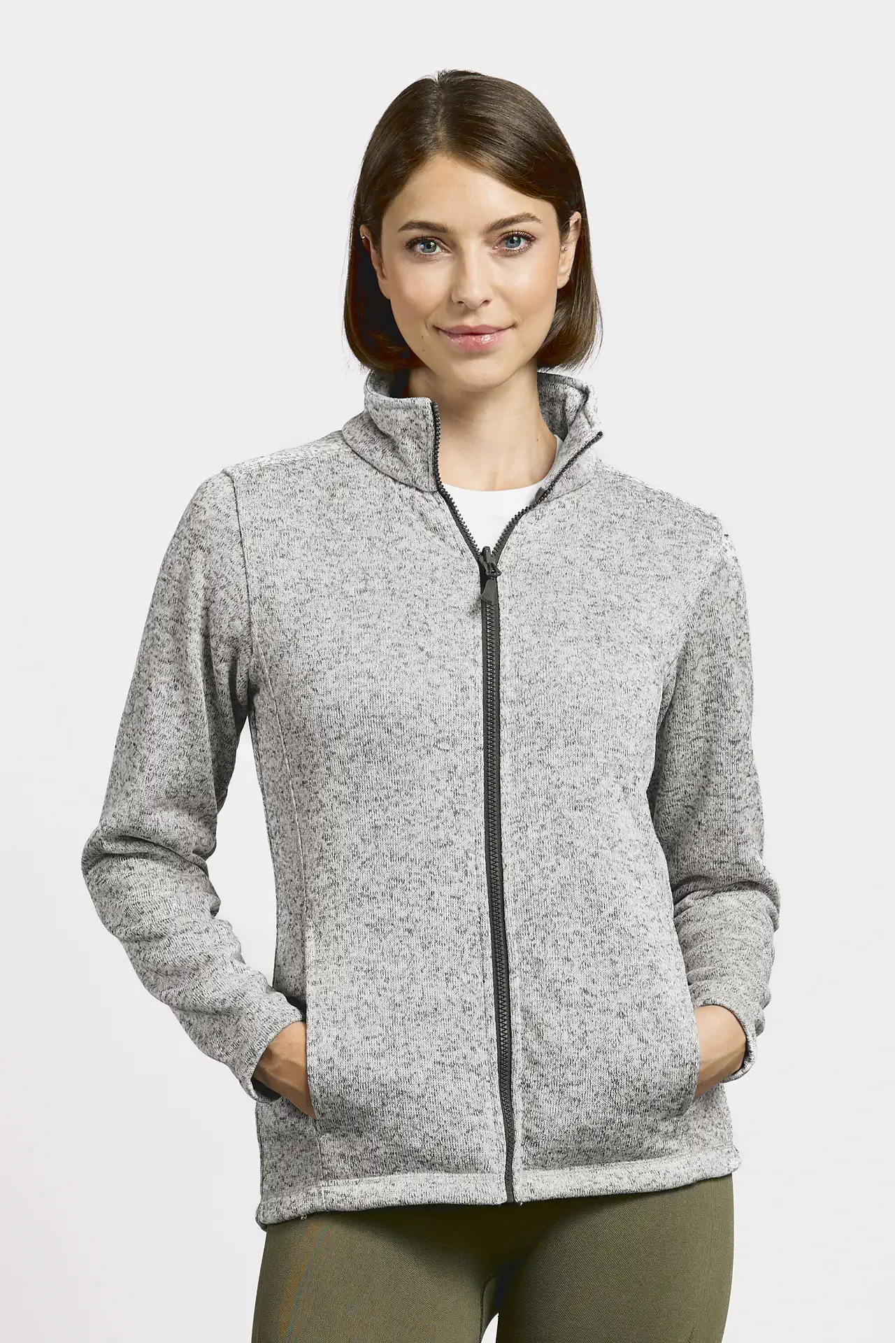 Promodoro Women's Knit Fleece Jacket C+