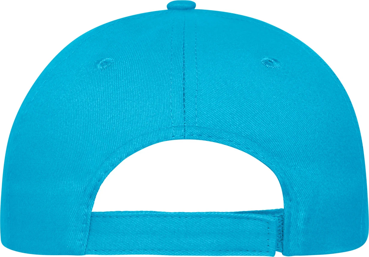 daiber-mb6237-5-panel-cap-bio-cotton-turquoise-back-5 daiber 5-Panel Cap Bio Cotton