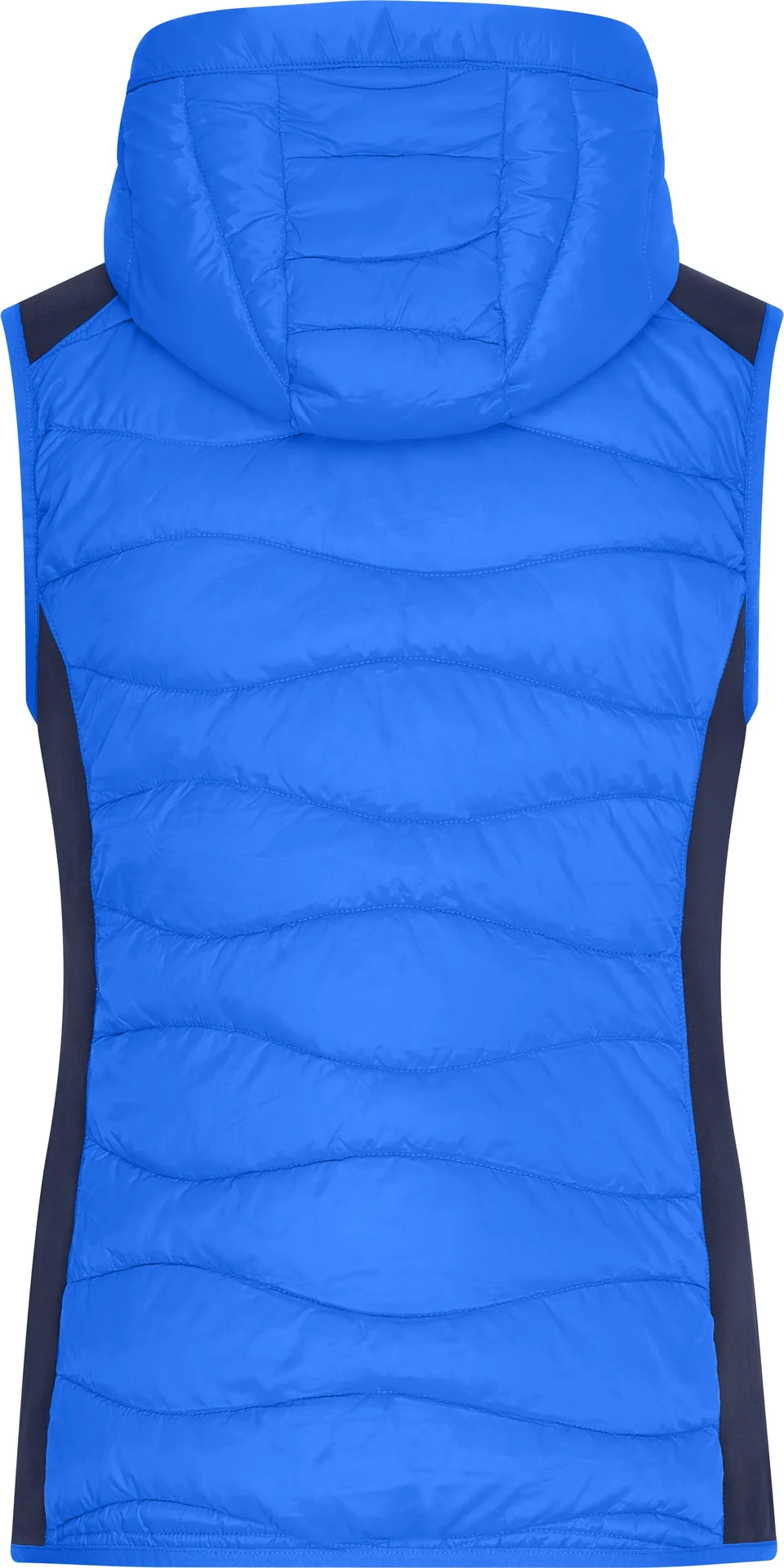 jn1327-ladies-hybrid-vest-blue-navy-back-5 James & Nicholson Ladies´ Hybrid Vest (1327)